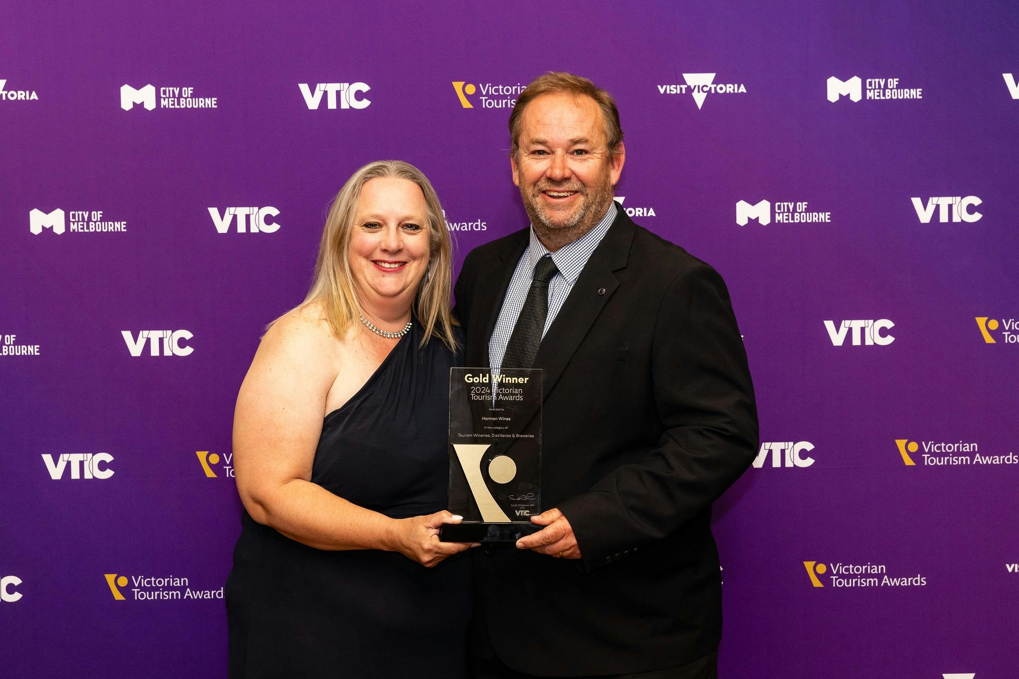 Gold Winner - 2024 Victorian Tourism Awards (Wineries, Distilleries and Breweries)
