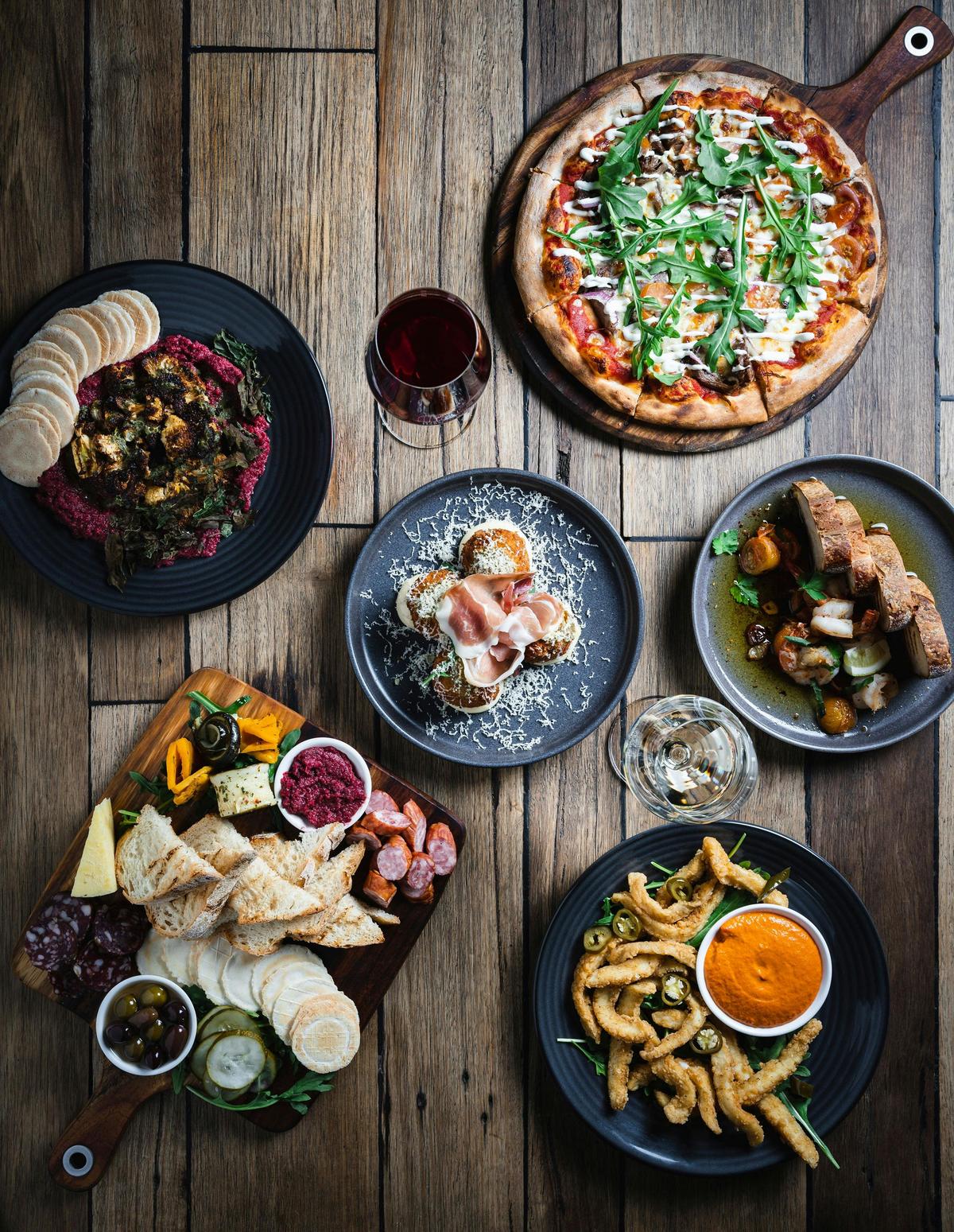 Delicious food options at Harman Wines