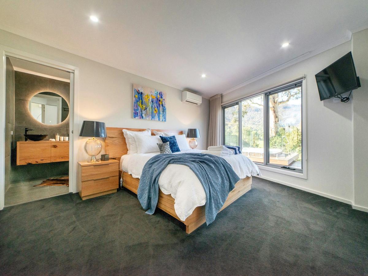 Master bedroom with stunning panoramic views
