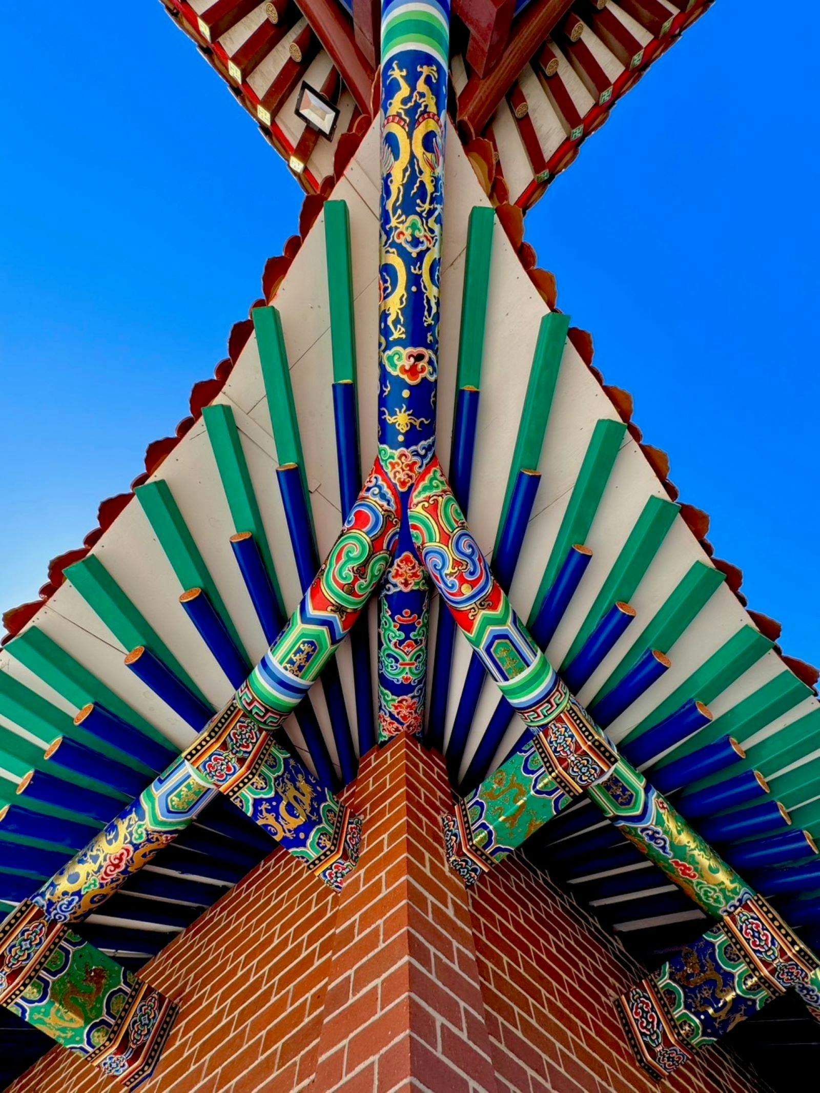 Colours at the temple