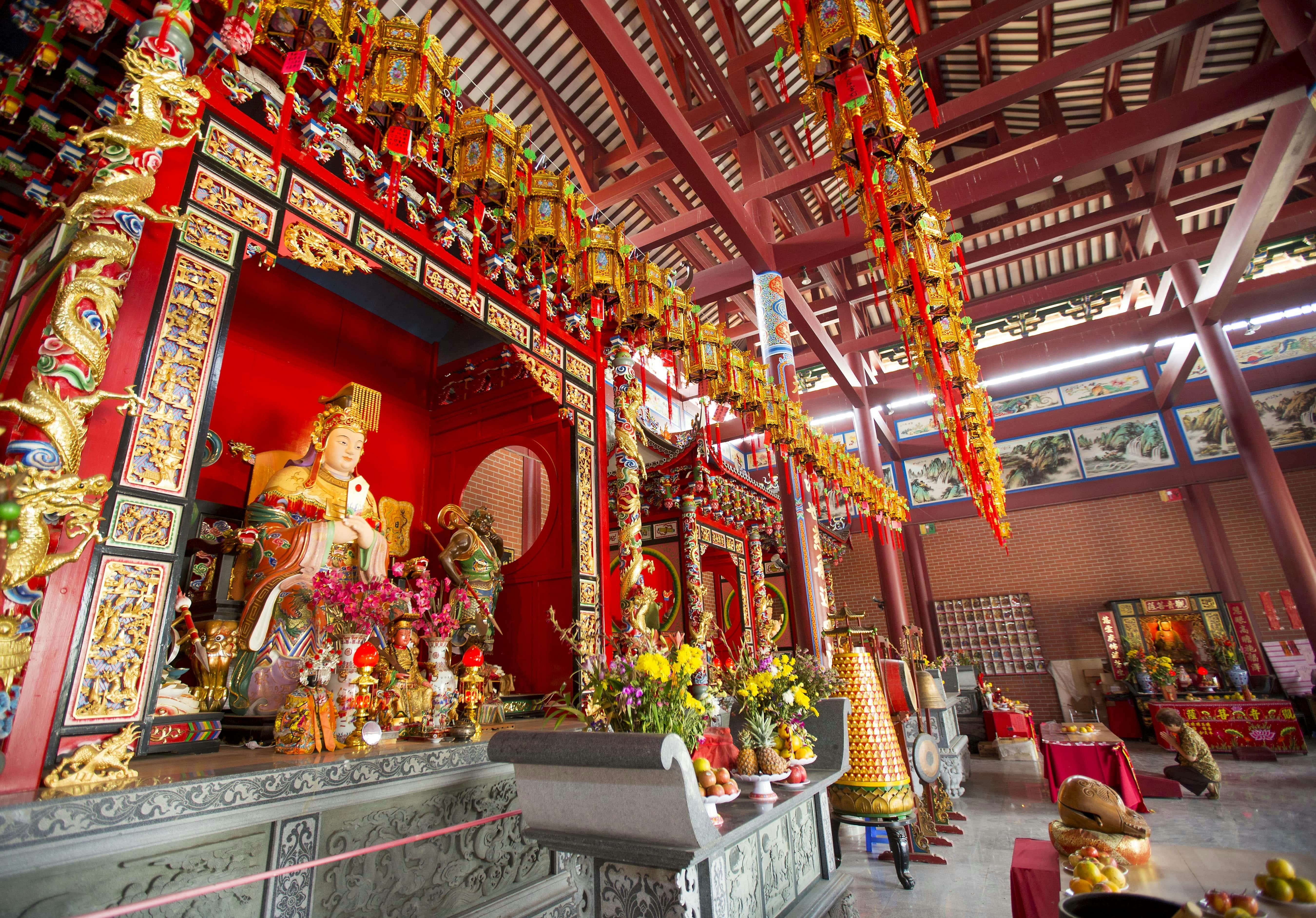 Inside the Main Temple Hall