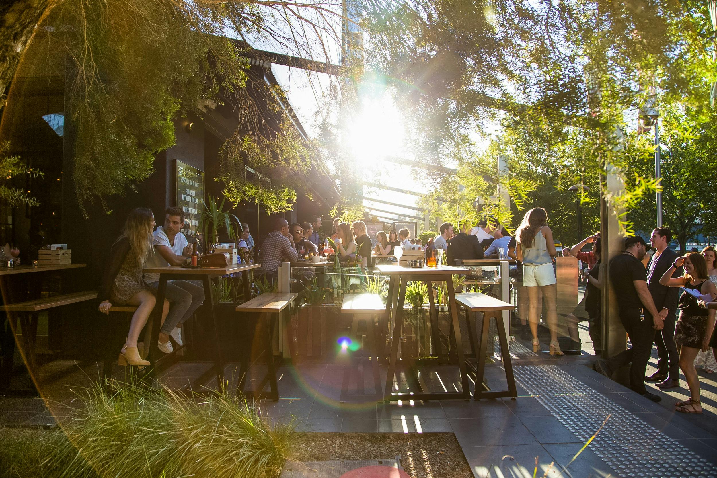 With a retractable awning and plenty of heating its the perfect spot all year round!