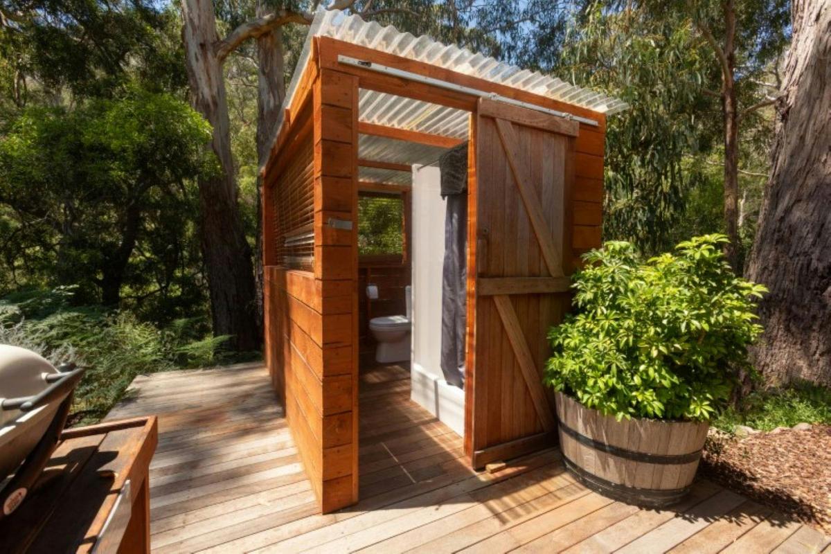 Outdoor bathroom