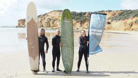Legends after a surf lesson.