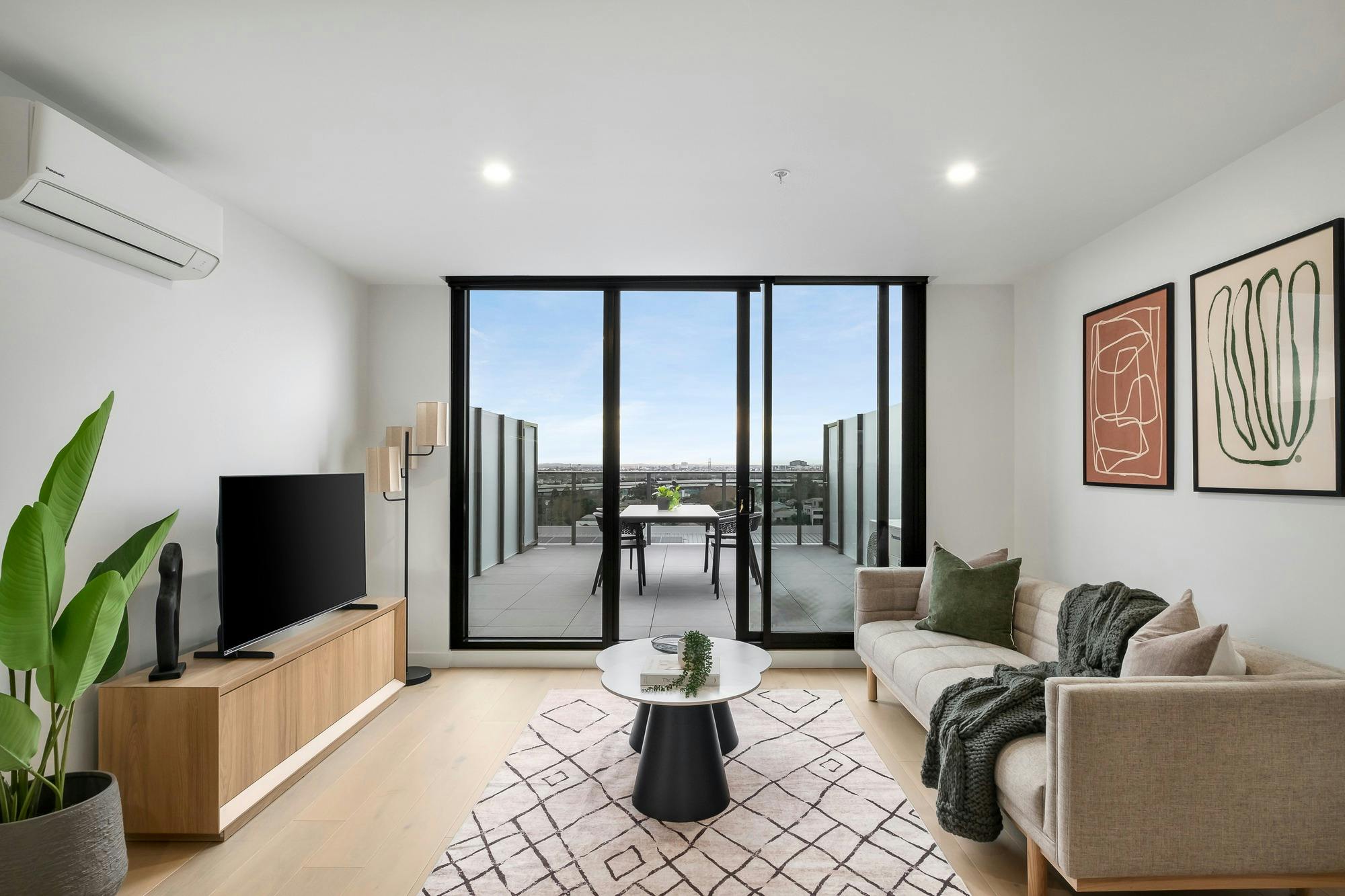 Living Room - Hobson Apartments by Urban Rest - Urban Rest