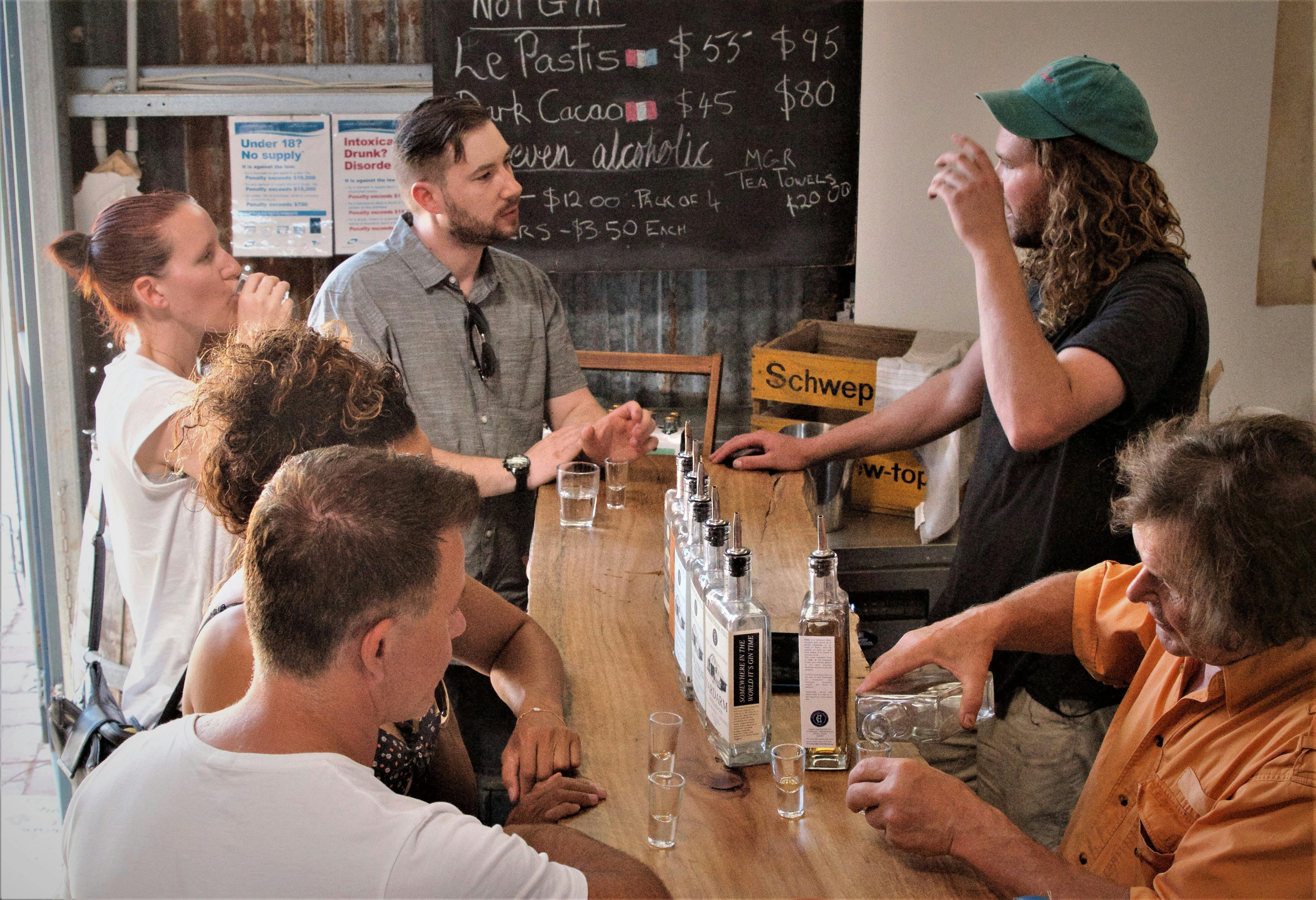 During tastings at the Stillhouse, vistors can speak with the distiller about how each gin is made