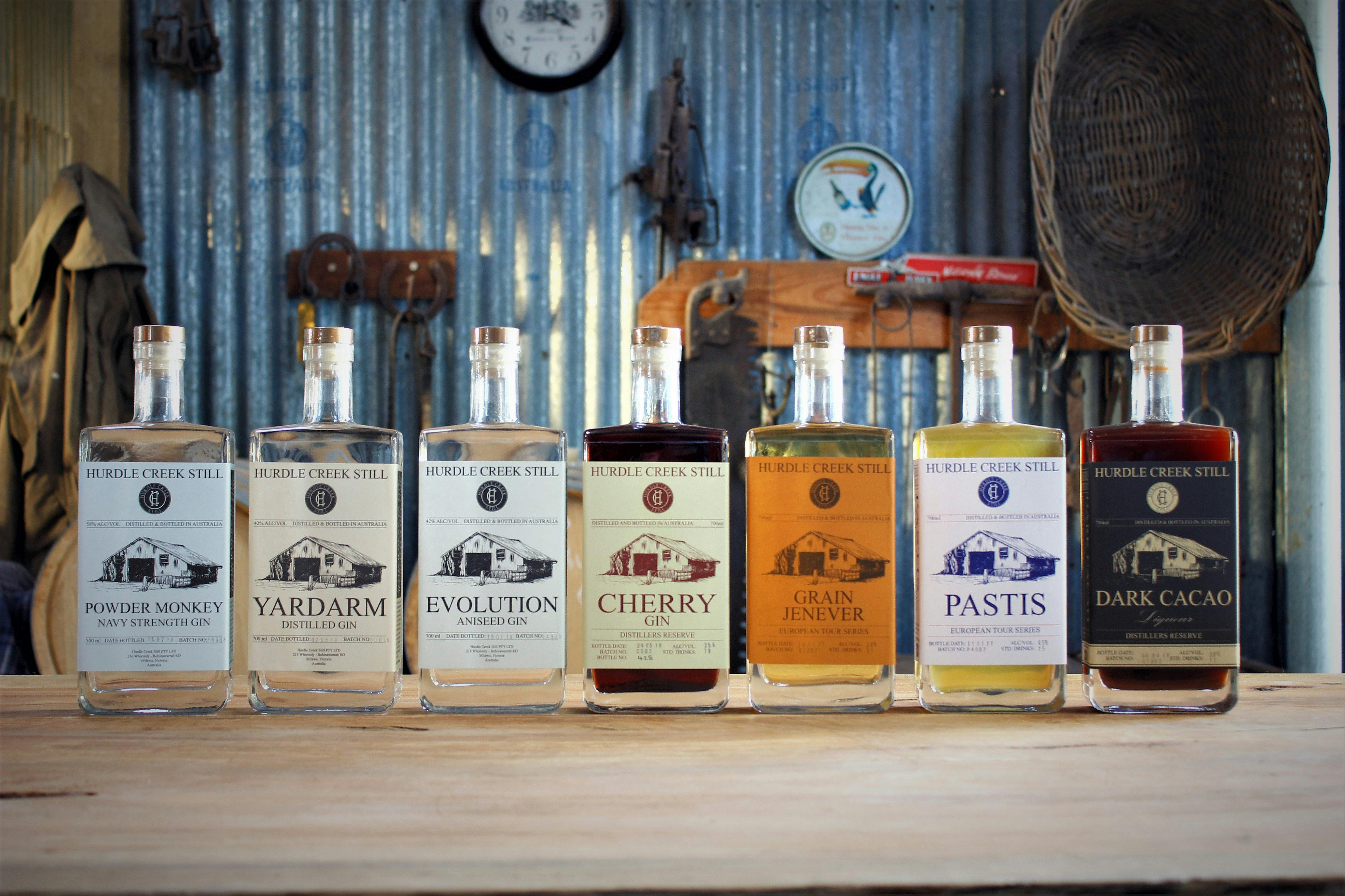 All of our products are distilled and bottled on-stie
