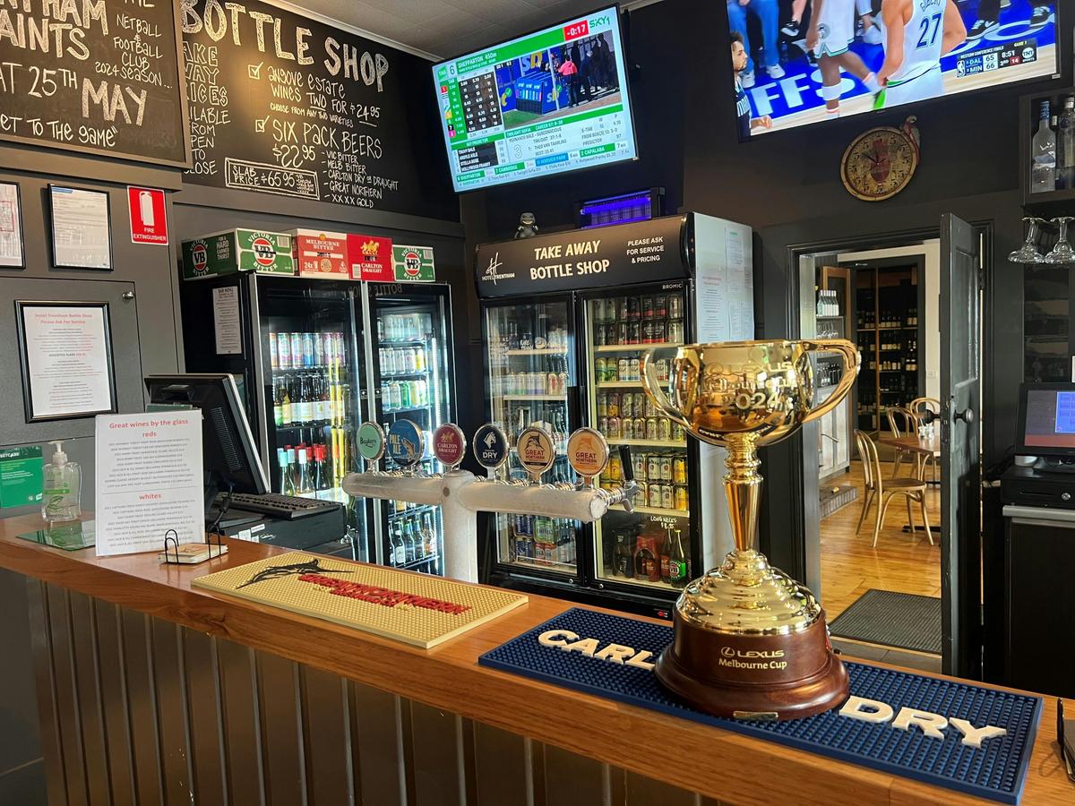 Public Bar with special visitor