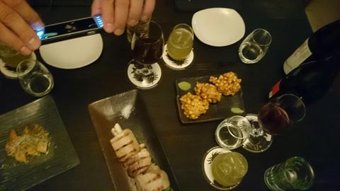 Clients taking photos as one of the tour stops