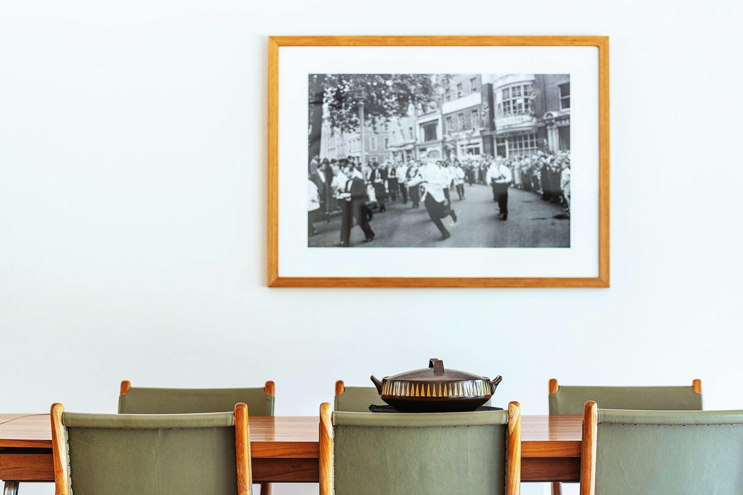 Extra long dining table with luxe sitting to enjoy your time