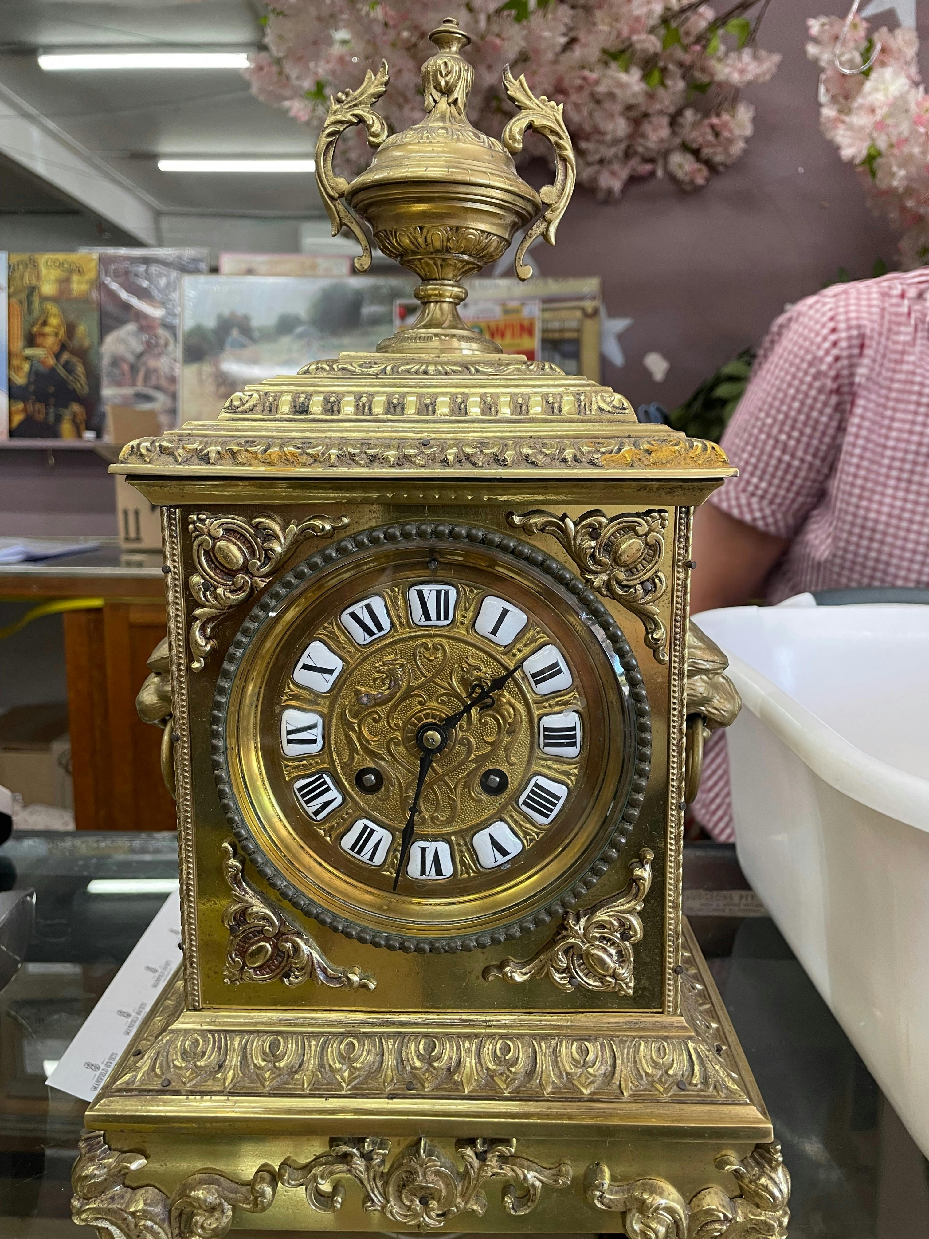 A beautiful French mantle clock