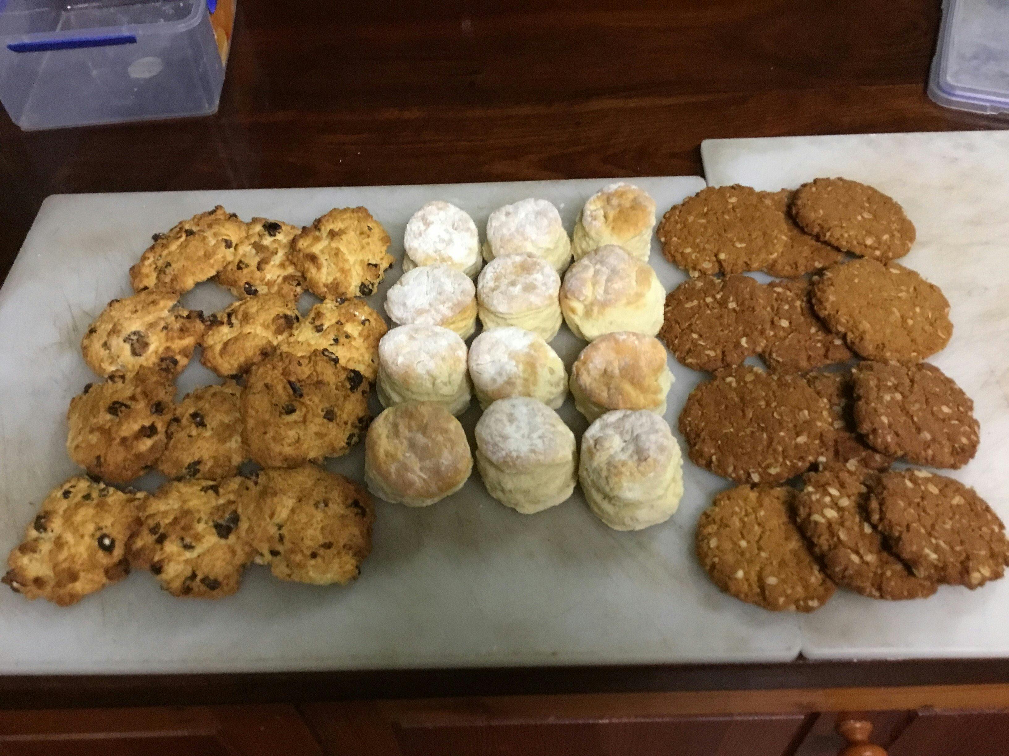 Home baked morning tea