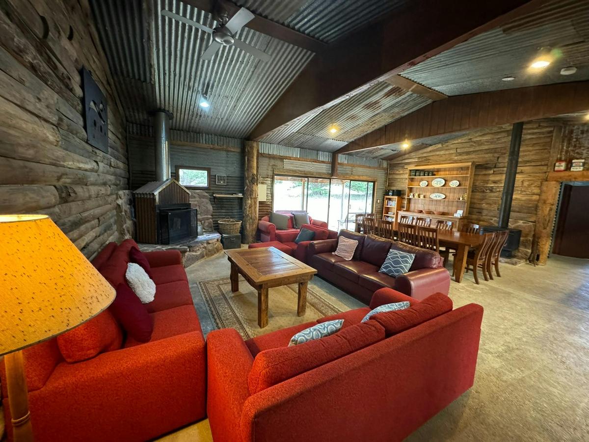 Large living and dining area