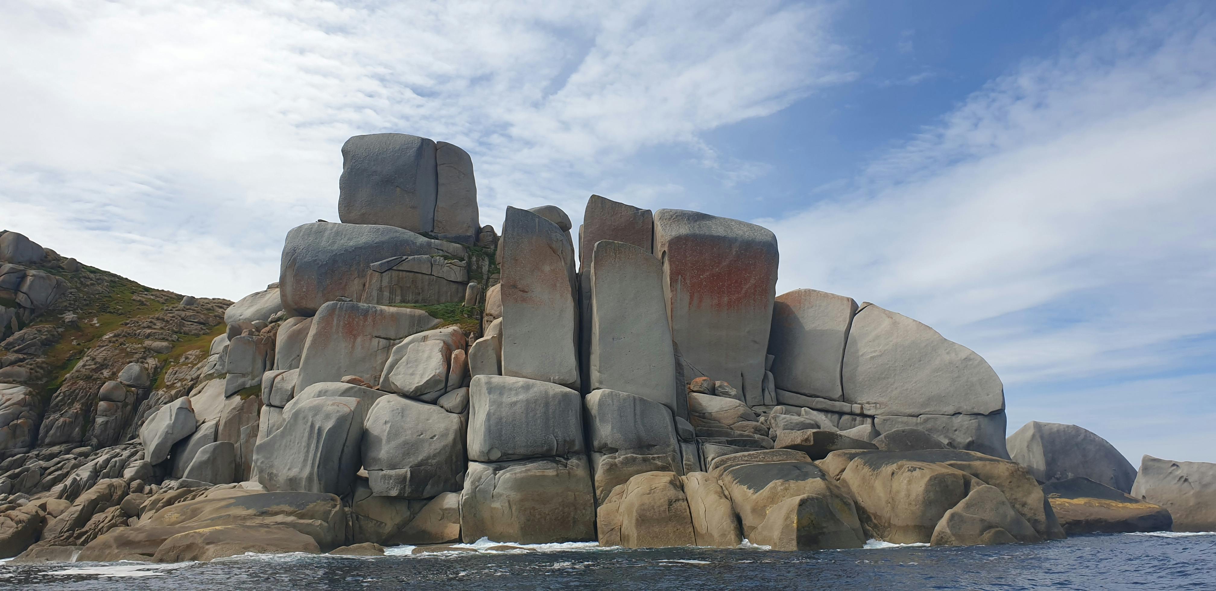 Magnificent scenery at Wilsons Promontory on the Wanderer Adventures Eco Boat