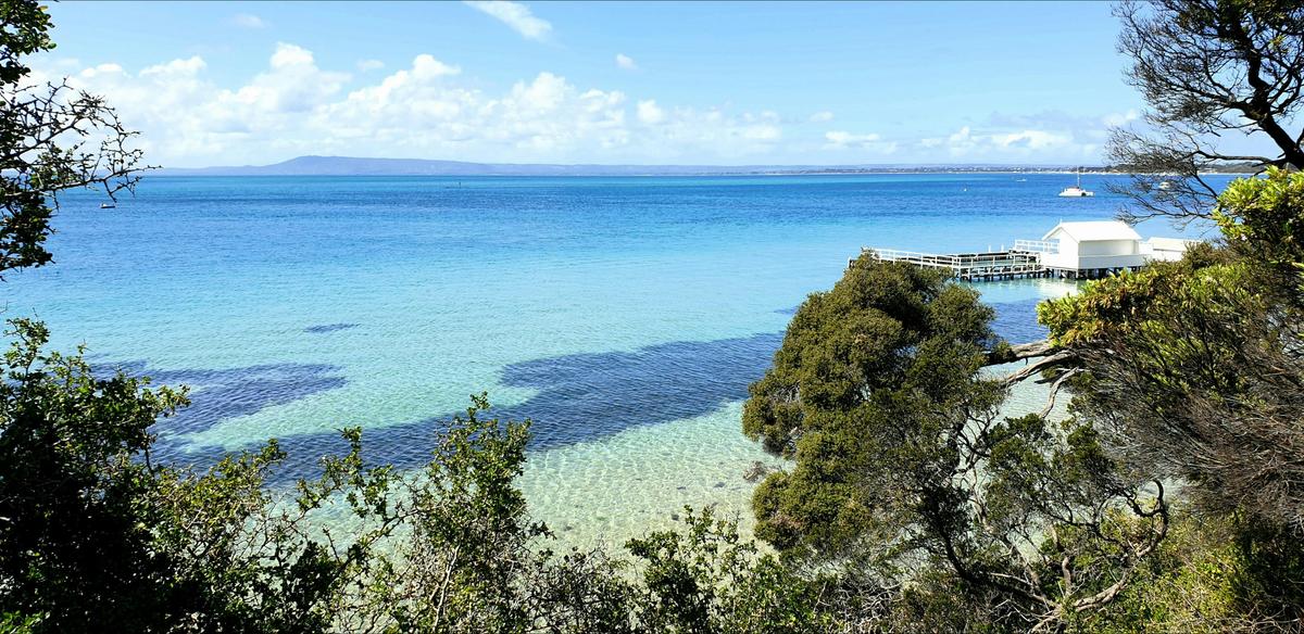 Enjoying a beautiful scenic walk on the Mornington Peninsula