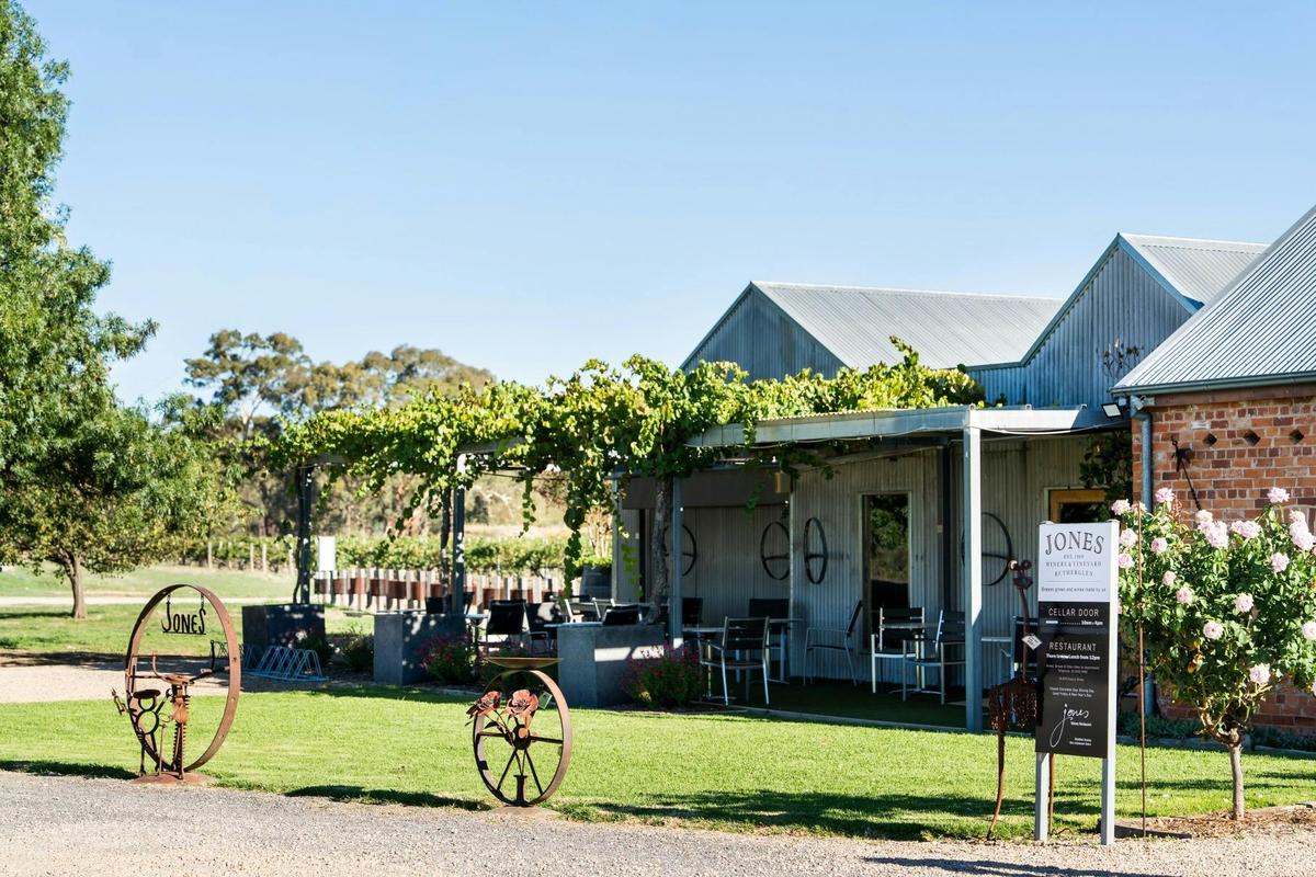 Exterior of Jones Winery Restaurant
