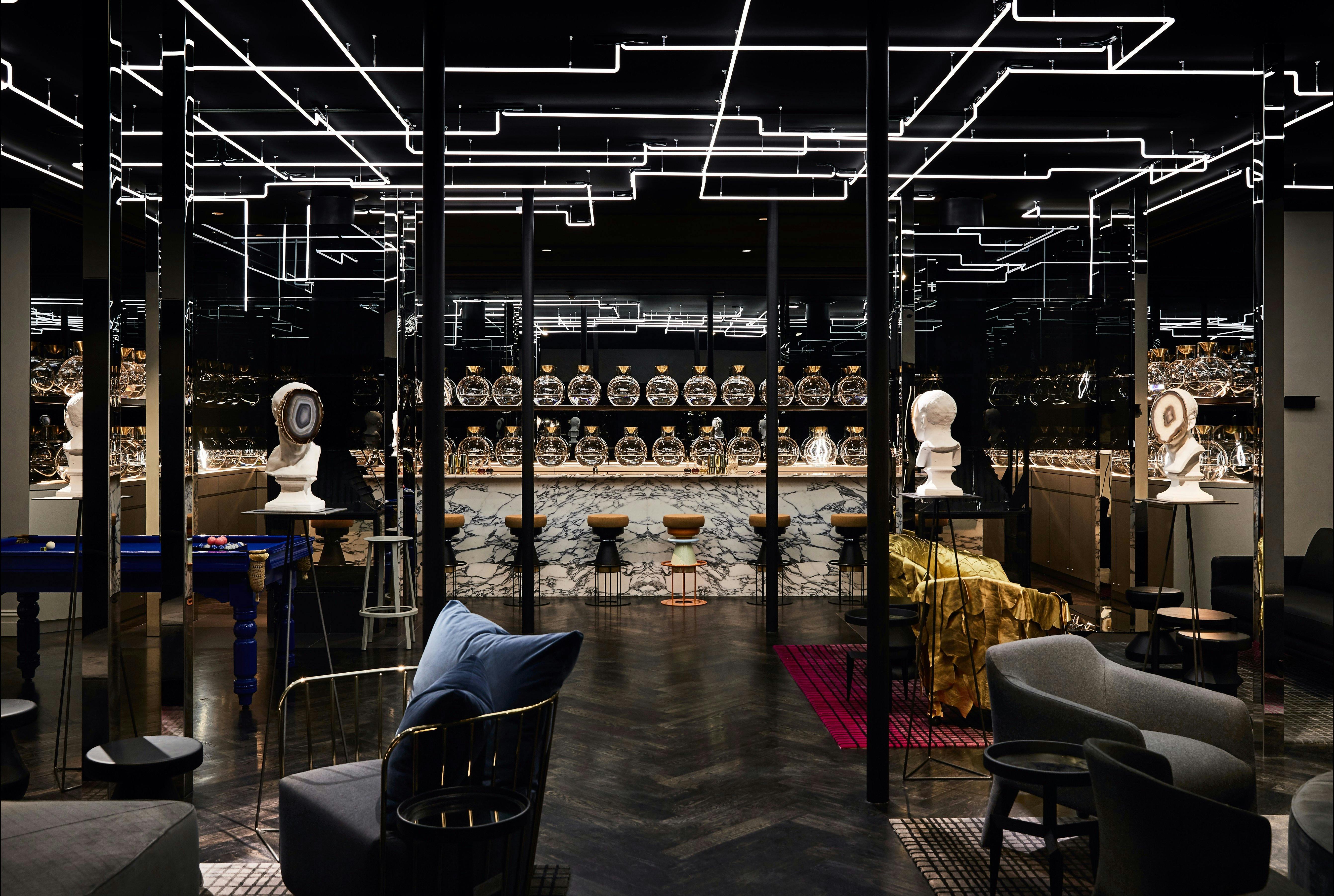 Jackalope Hotel's cocktail bar, Flaggerdoot