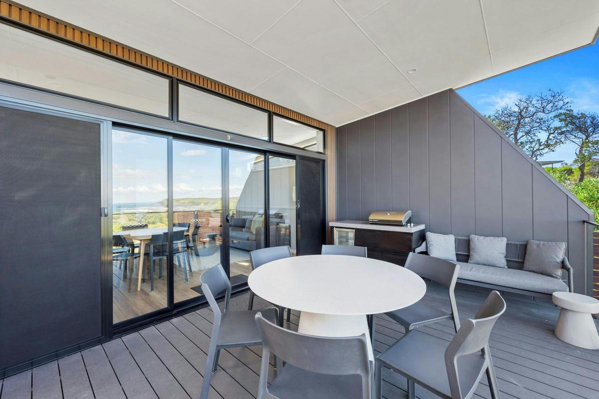 2 Bedroom Coastal View Villa Deck