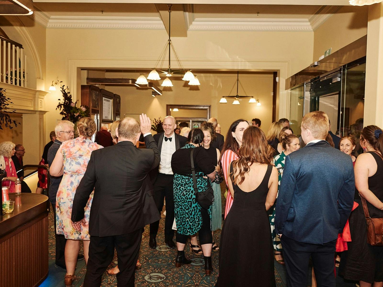 The foyer of Her Majesty's Theatre Ballarat
