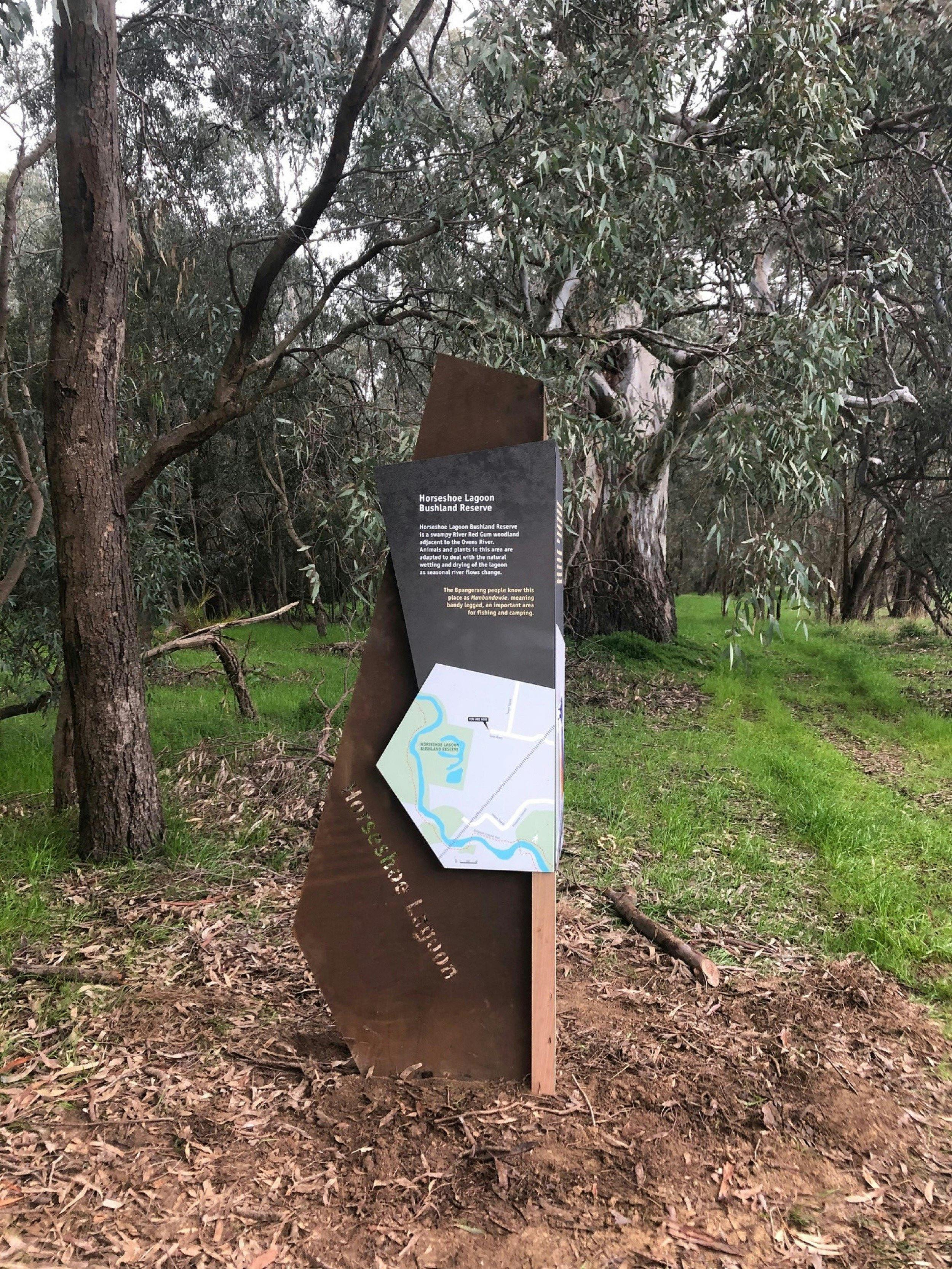 River Red Gum Reserve near Wangaratta CBD