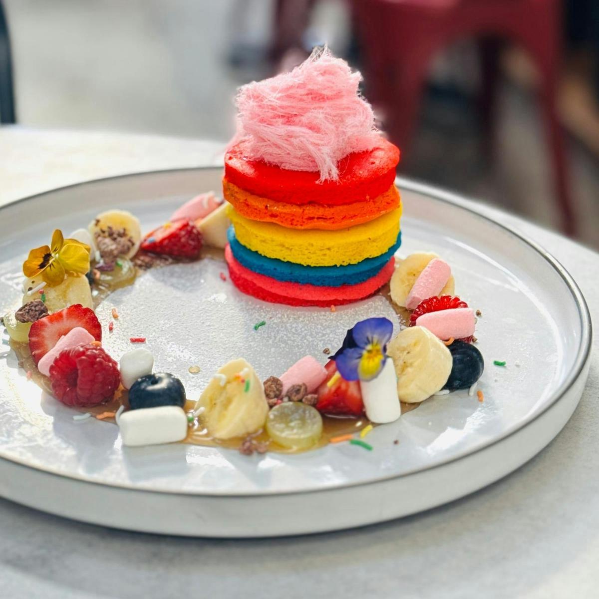Kids Rainbow Pancake
