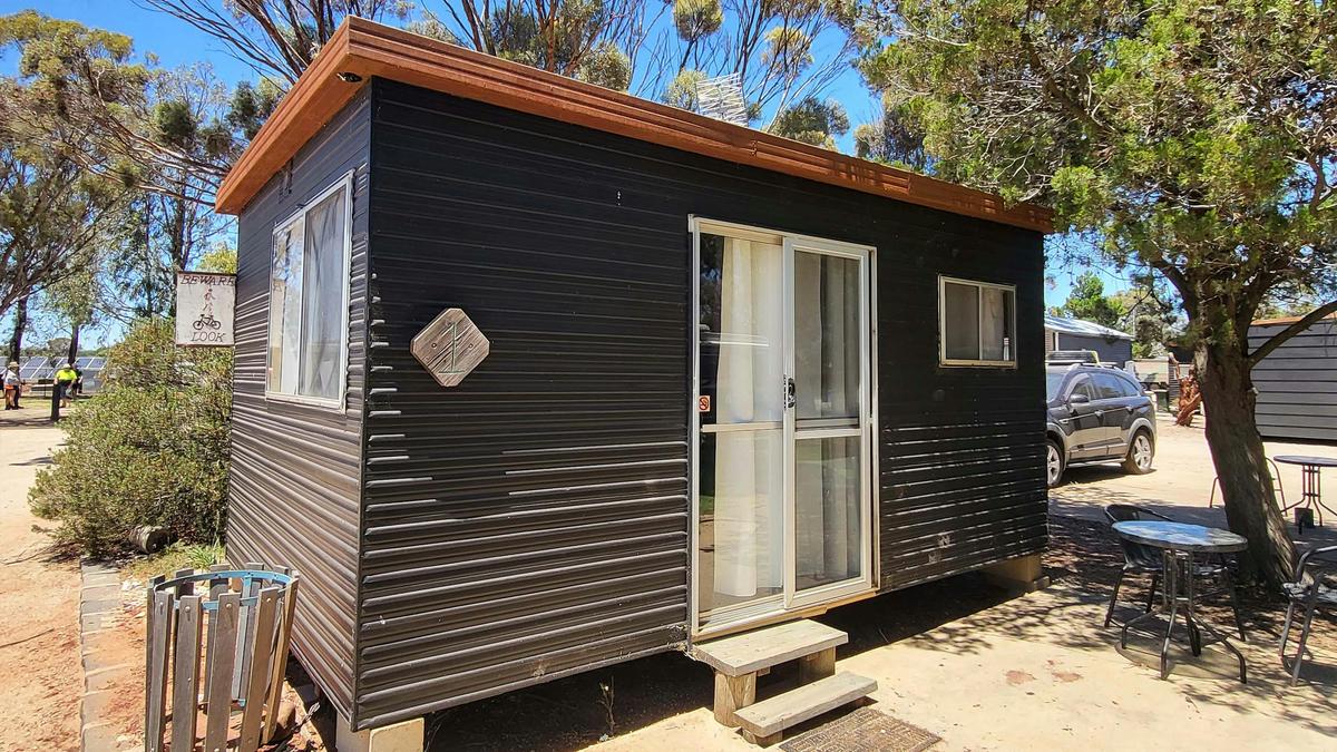 Cozy Cabin 1 surrounded by natural scenery at Kangaroo Lake Hotel Motel Accommodation