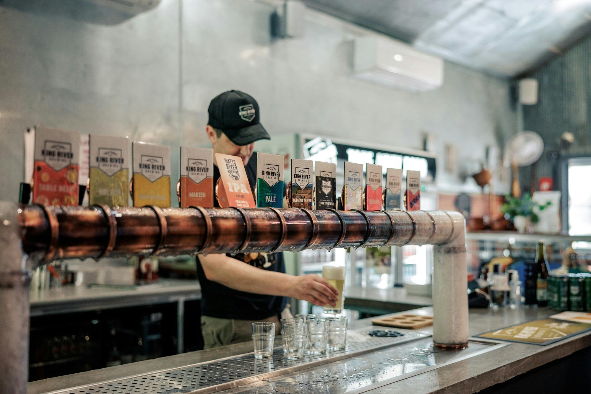 King River Brewing stop on the King Valley Winery tour