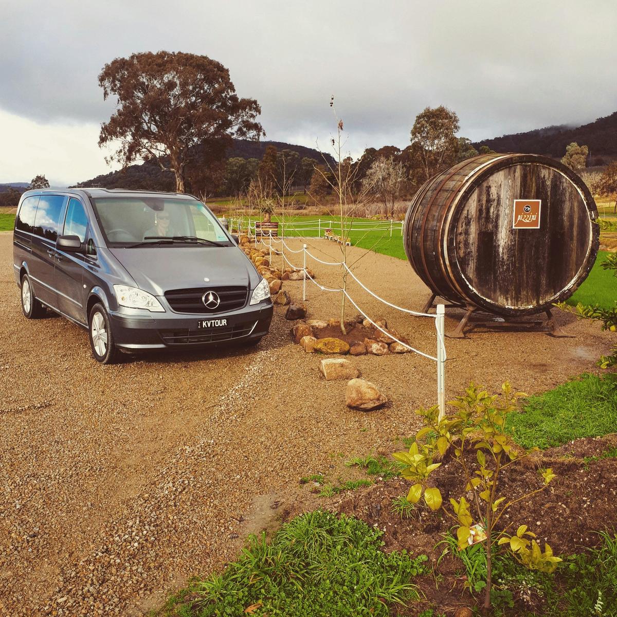 Enjoy a tasting experience at Pizzini Winery