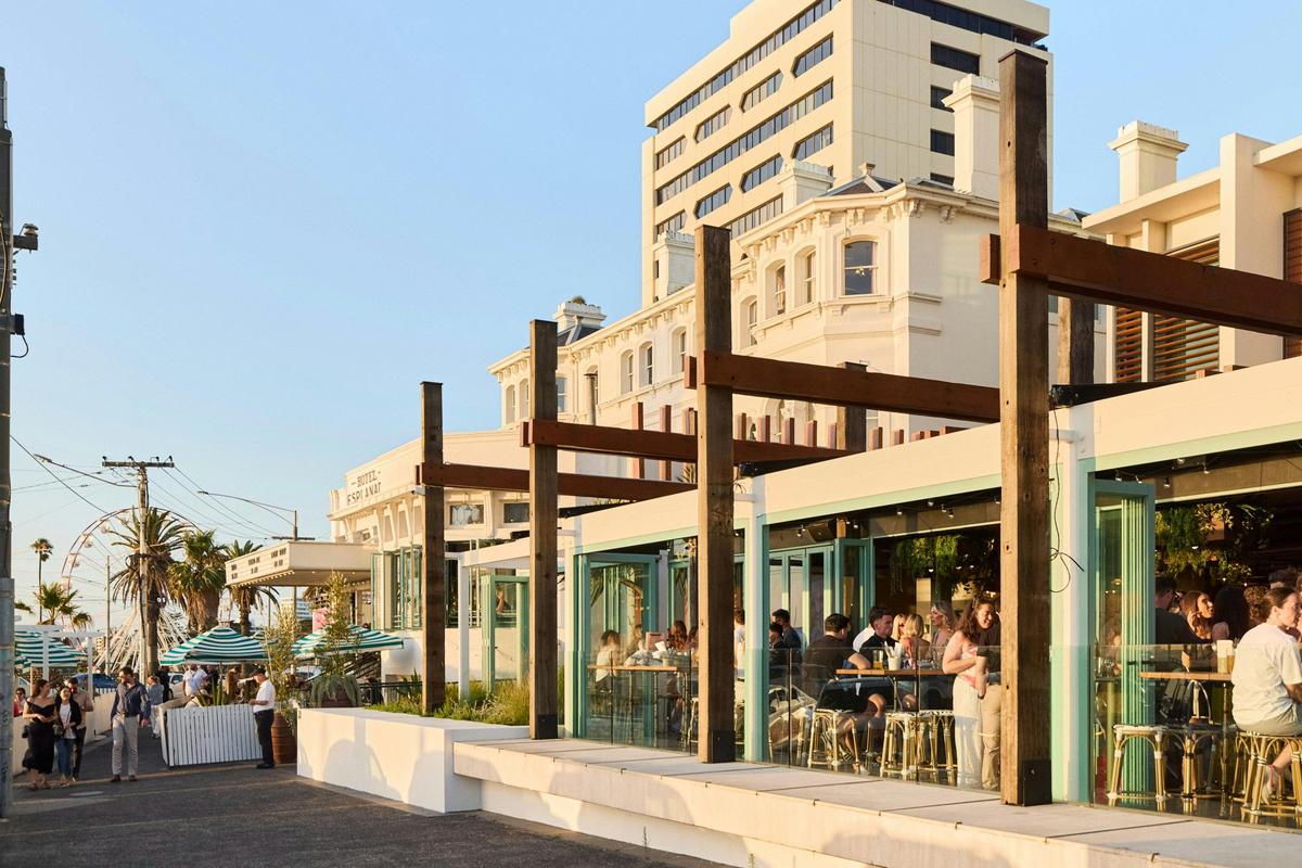 Sunroom, to the right of the venue's main entrance