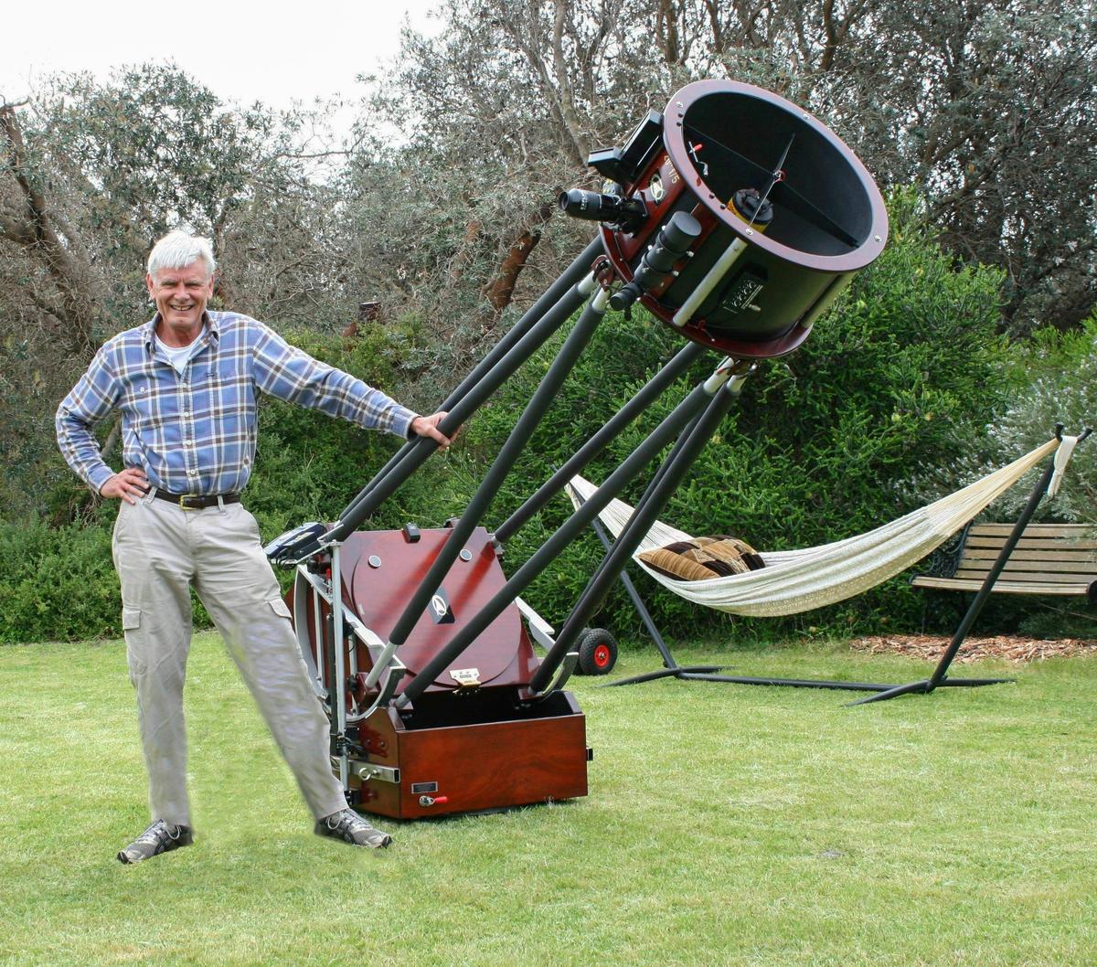Astro Tours Host With Premium 20" f5 Dobsonian Telescope