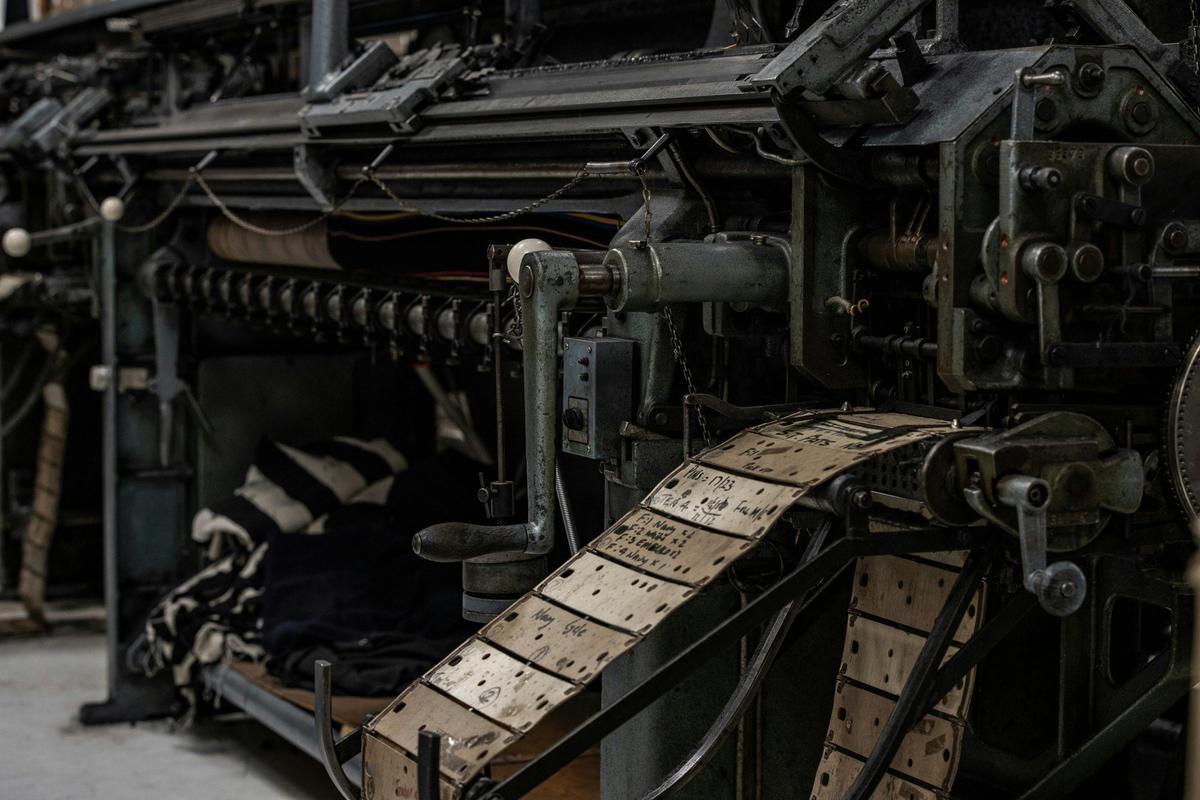 Operational Flatbed Knitting Machine circa. 1960's