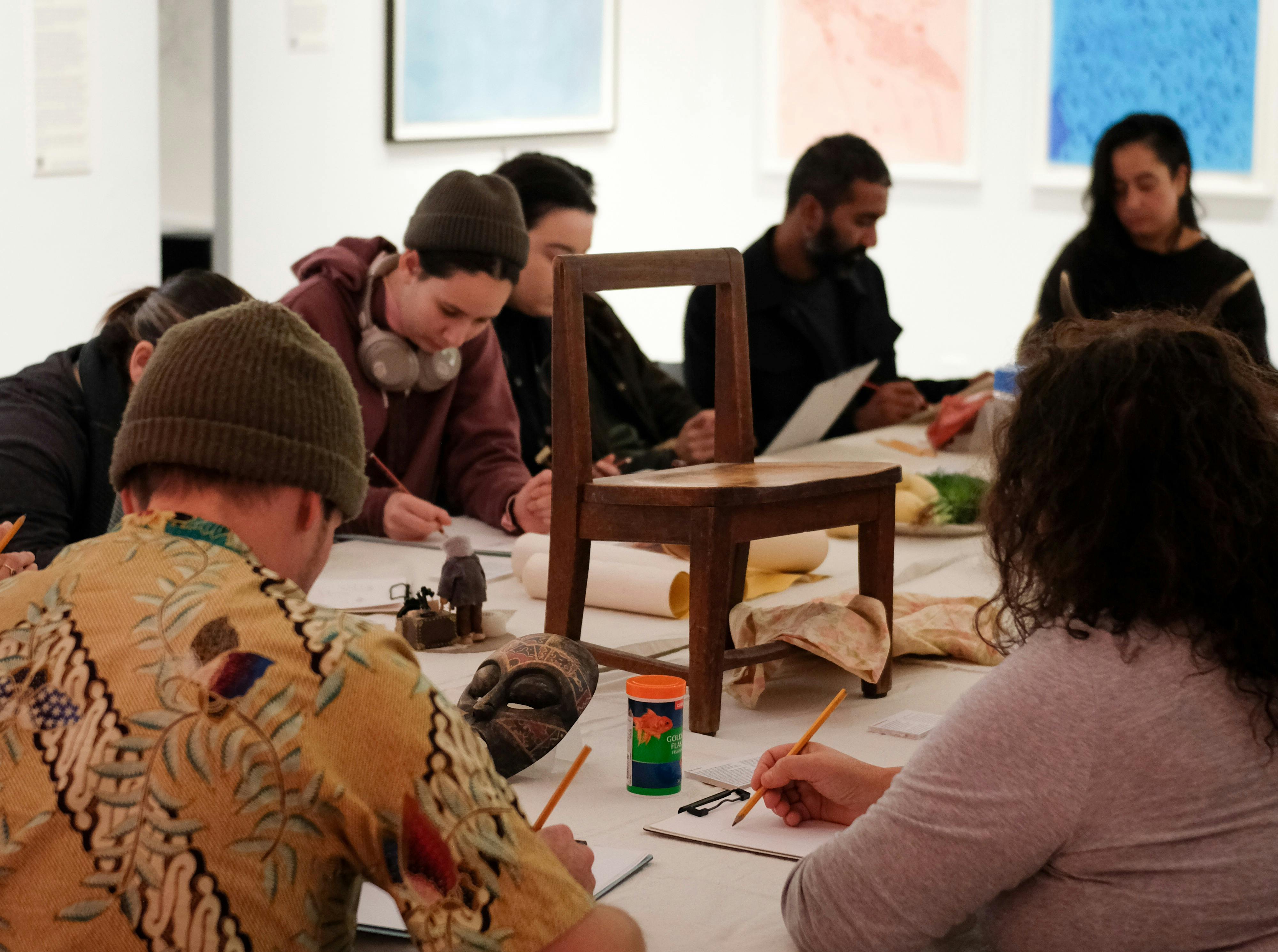 Still life drawing workshop in CHUTZPAH: Spirit. Recollection. Self., 2025, Jewish Museum