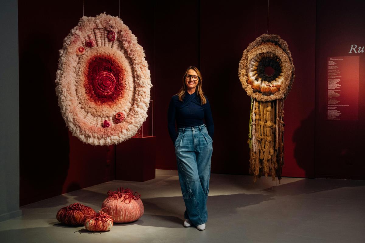 Tammy Kanat with Sarah and Ruth, Tammy Kanat: Circle of Her, installed at the Jewish Museum