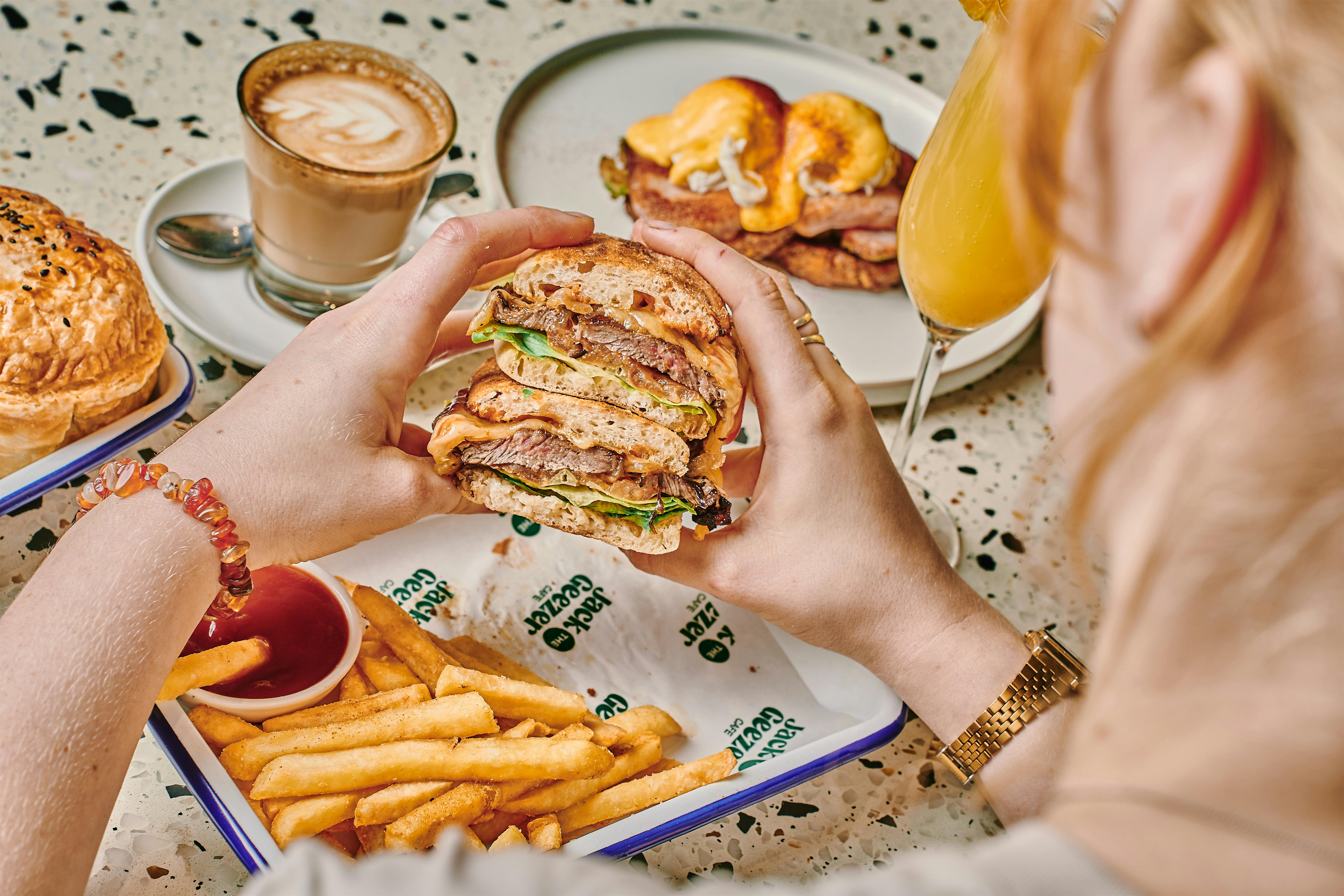 delicious wholesome food and coffee