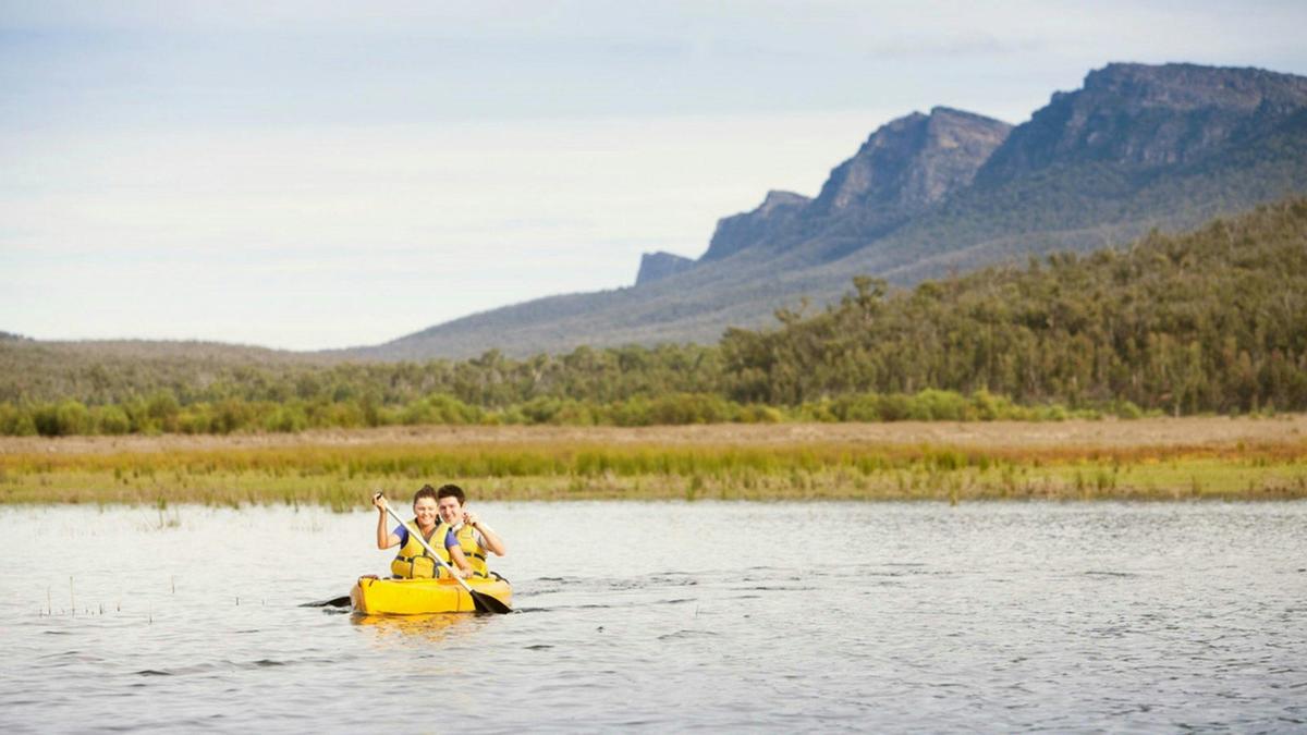 Canoeing Lake Bellfield