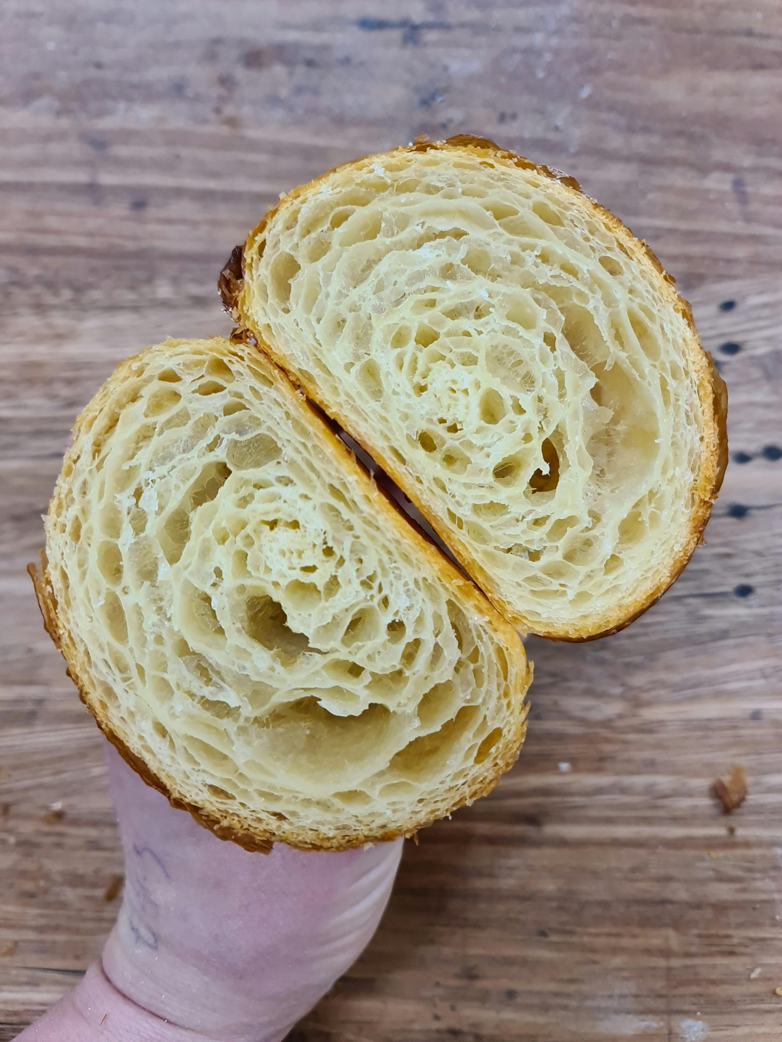 100% sourdough croissant; out of this world deliciousness