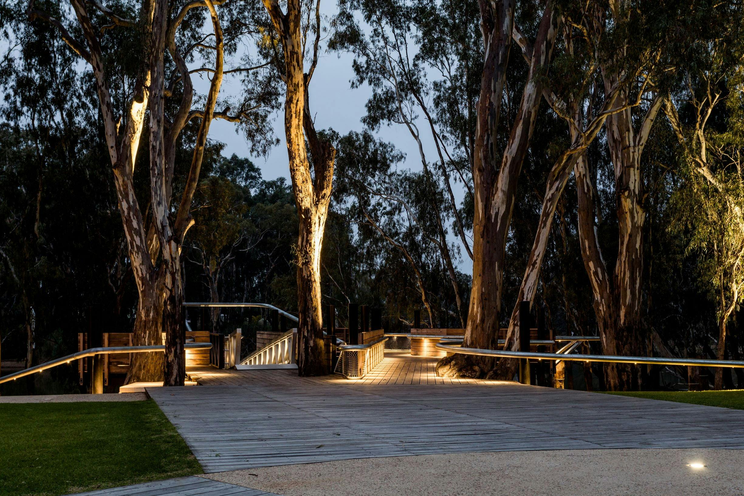 Koondrook Wharf at dusk