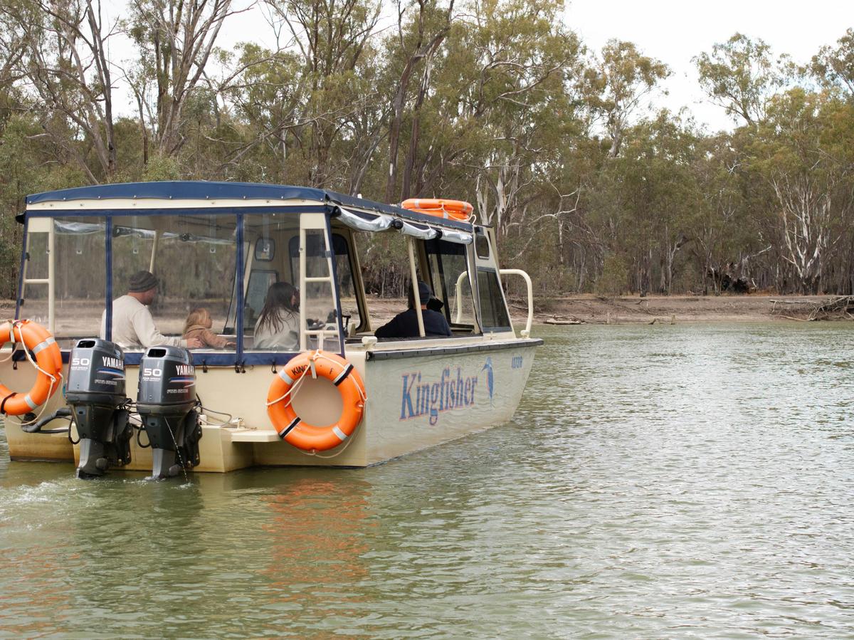 The Kingfisher Cruise on Dhungala (Murray River) in Barmah Forest.