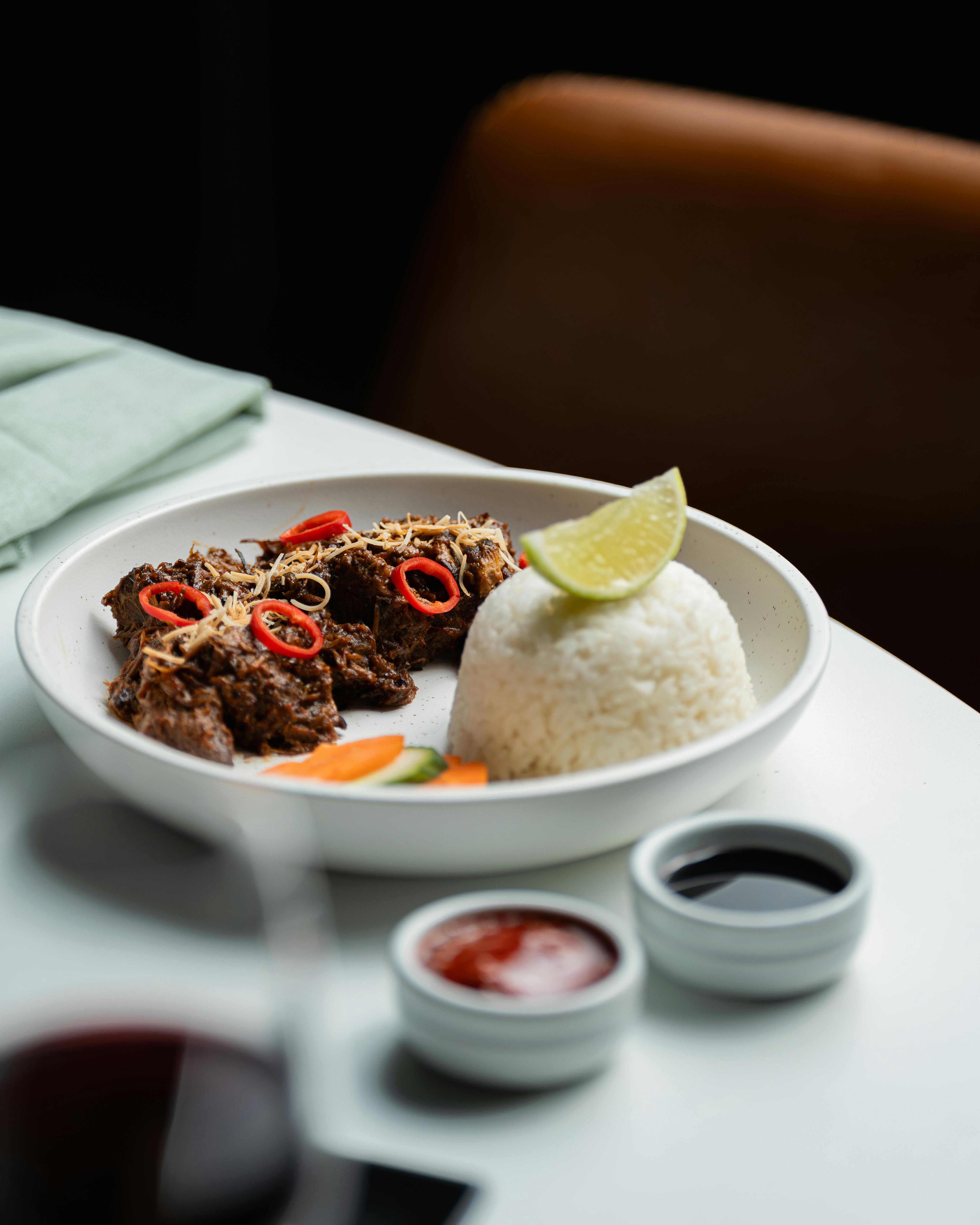 Beef Randang With Rice