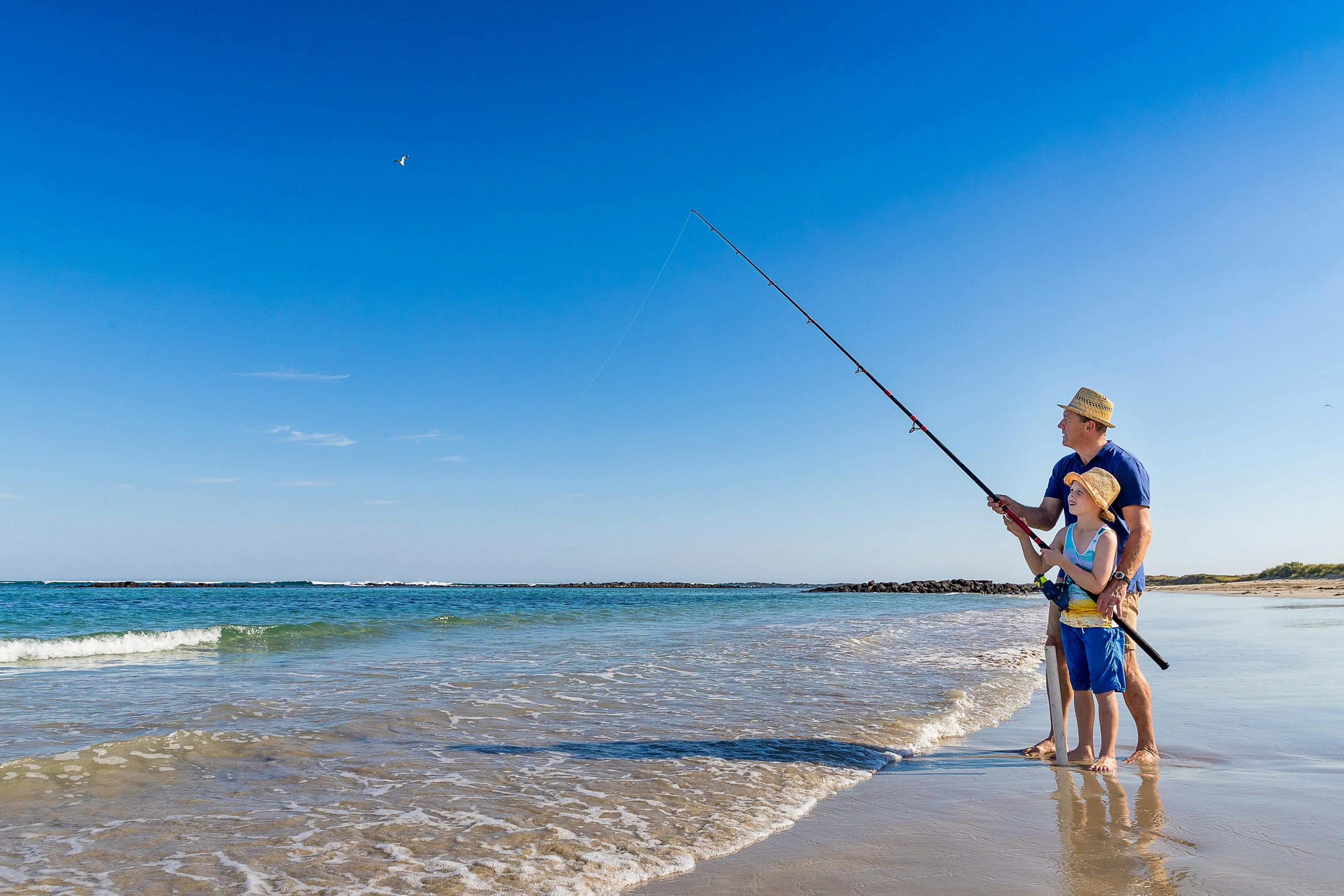 Fishing at Killarney Caravan Park