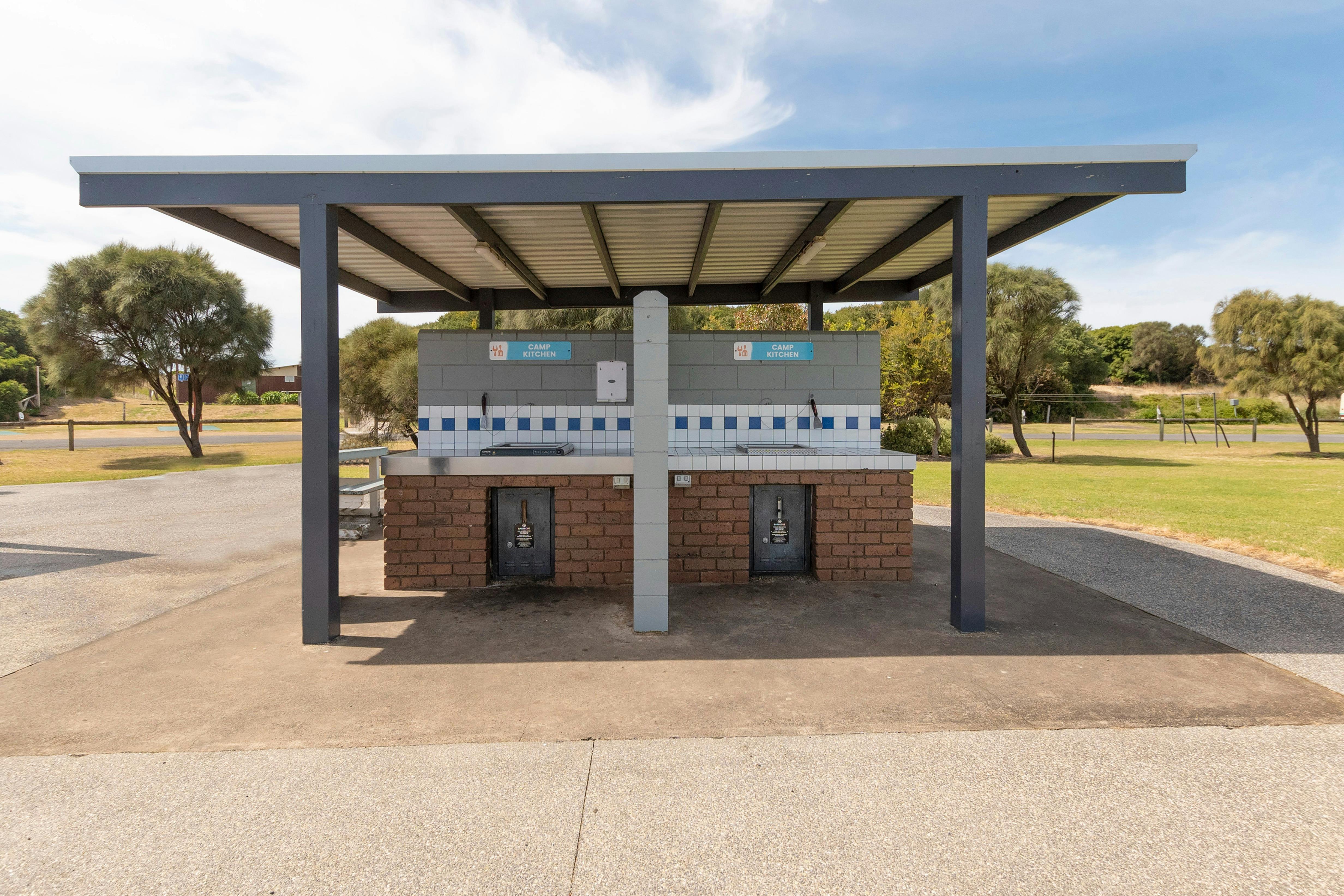 Killarney Camp Kitchen Outdoor BBQ Area