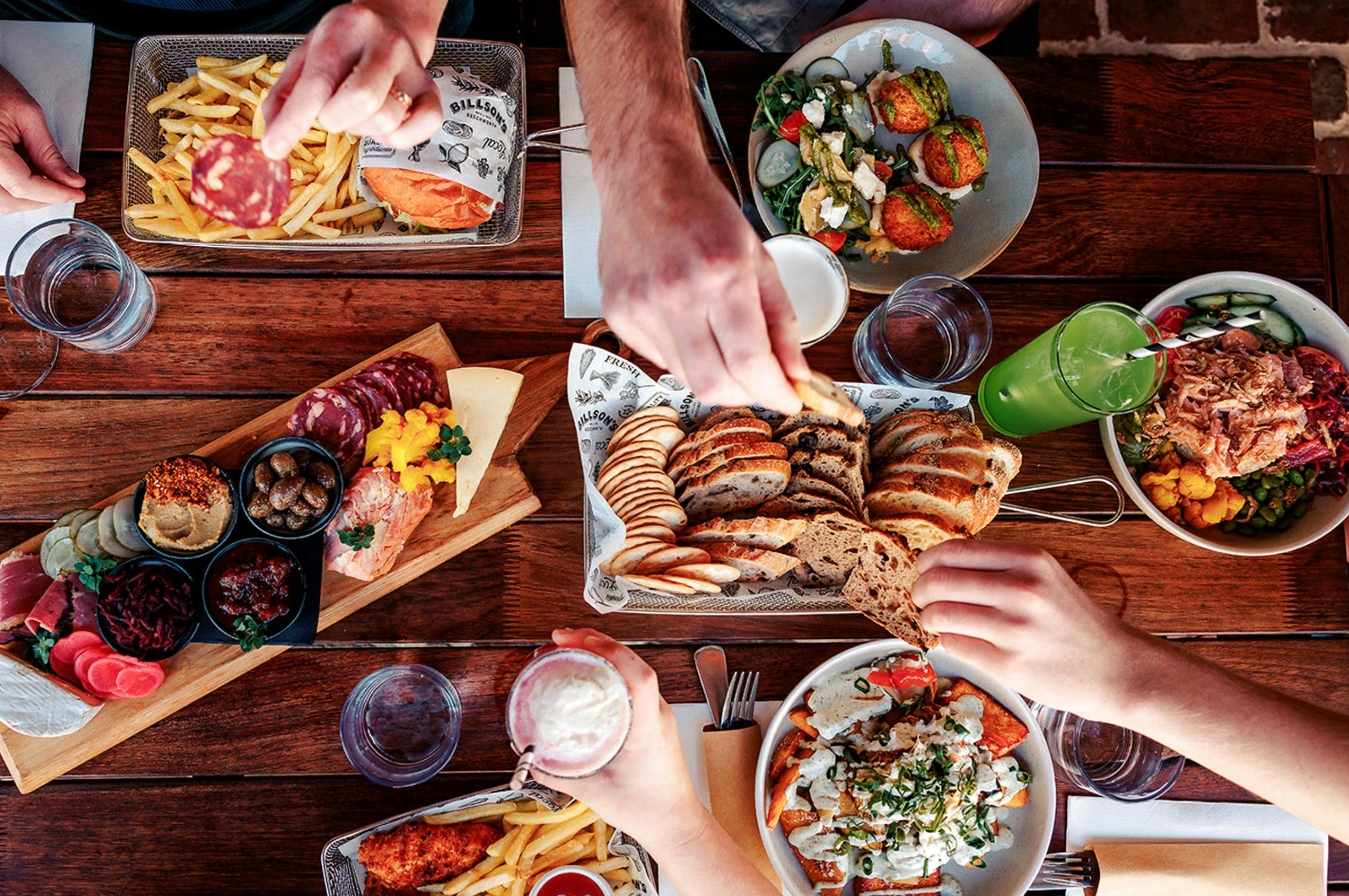 Food in the Beer Garden