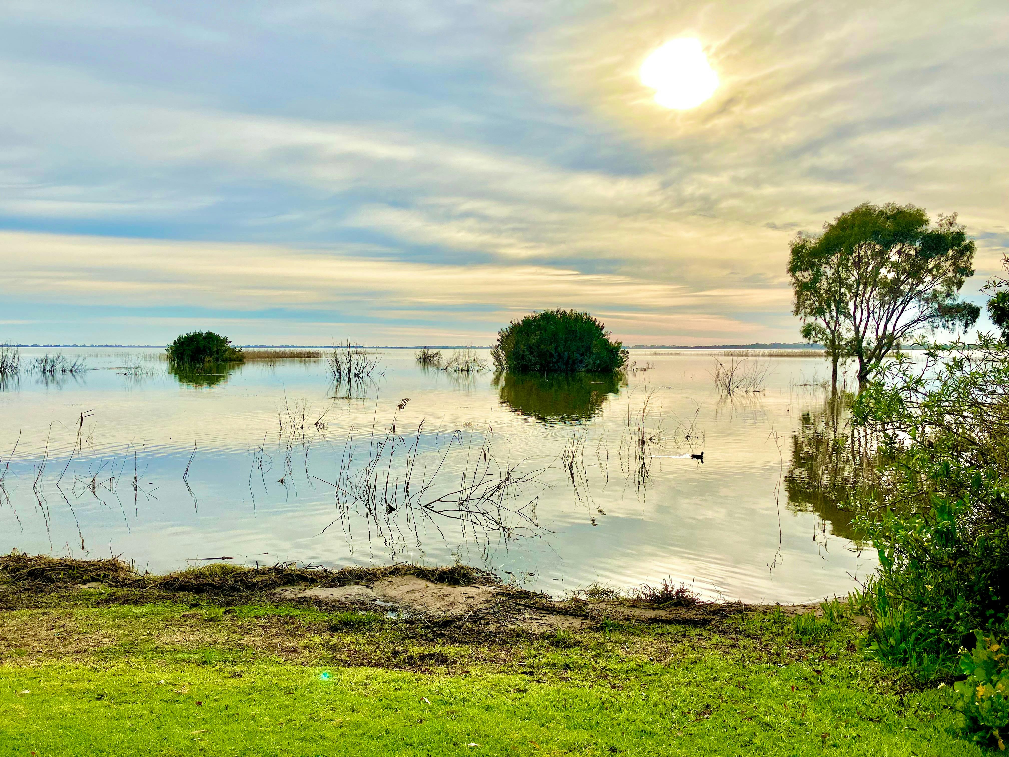 View from Lake Colac Holiday Park