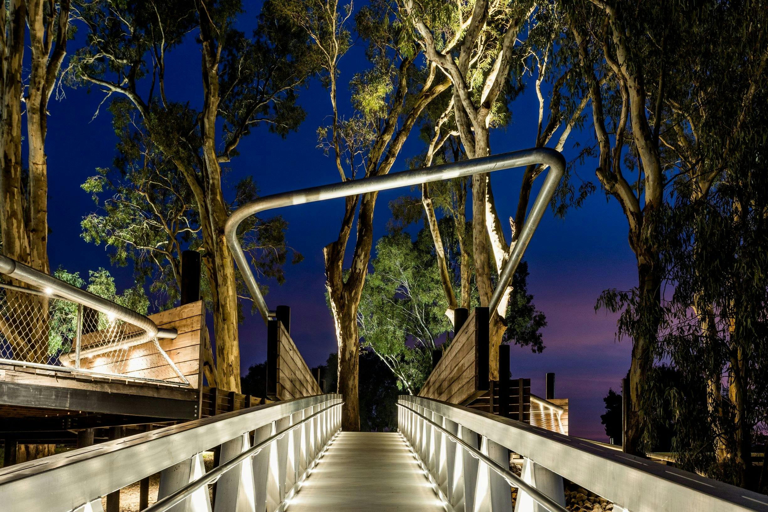 Koondrook Wharf at dusk
