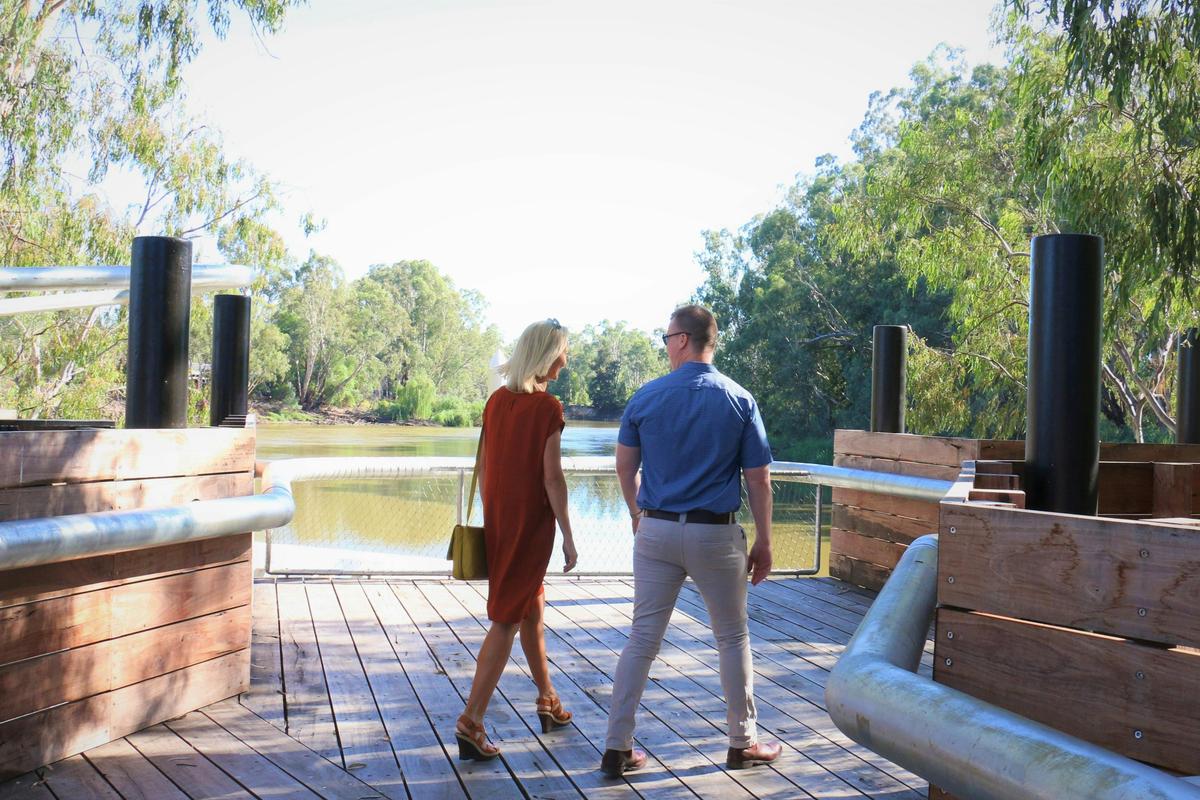 Koondrook Wharf on the Murray River
