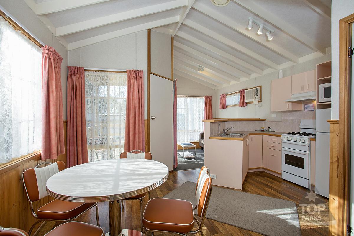 Kitchen One Bedroom Village Cabin