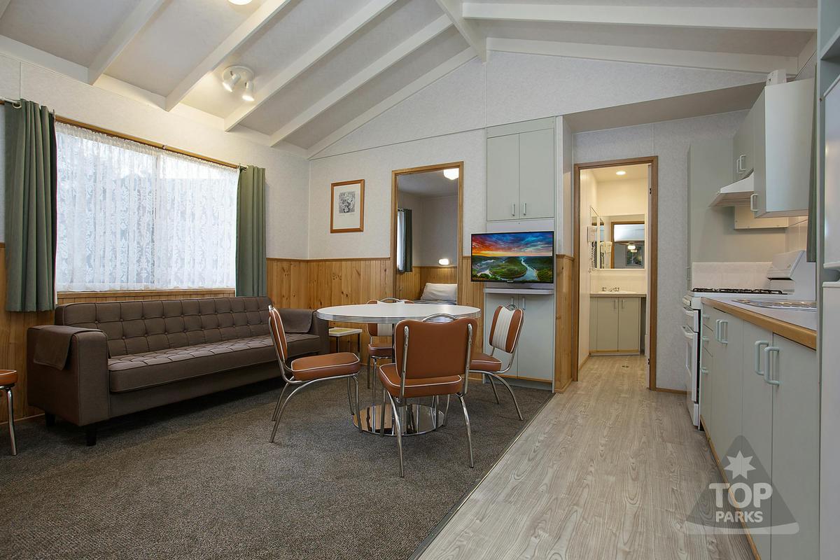 Lounge Two Bedroom Village Cabin