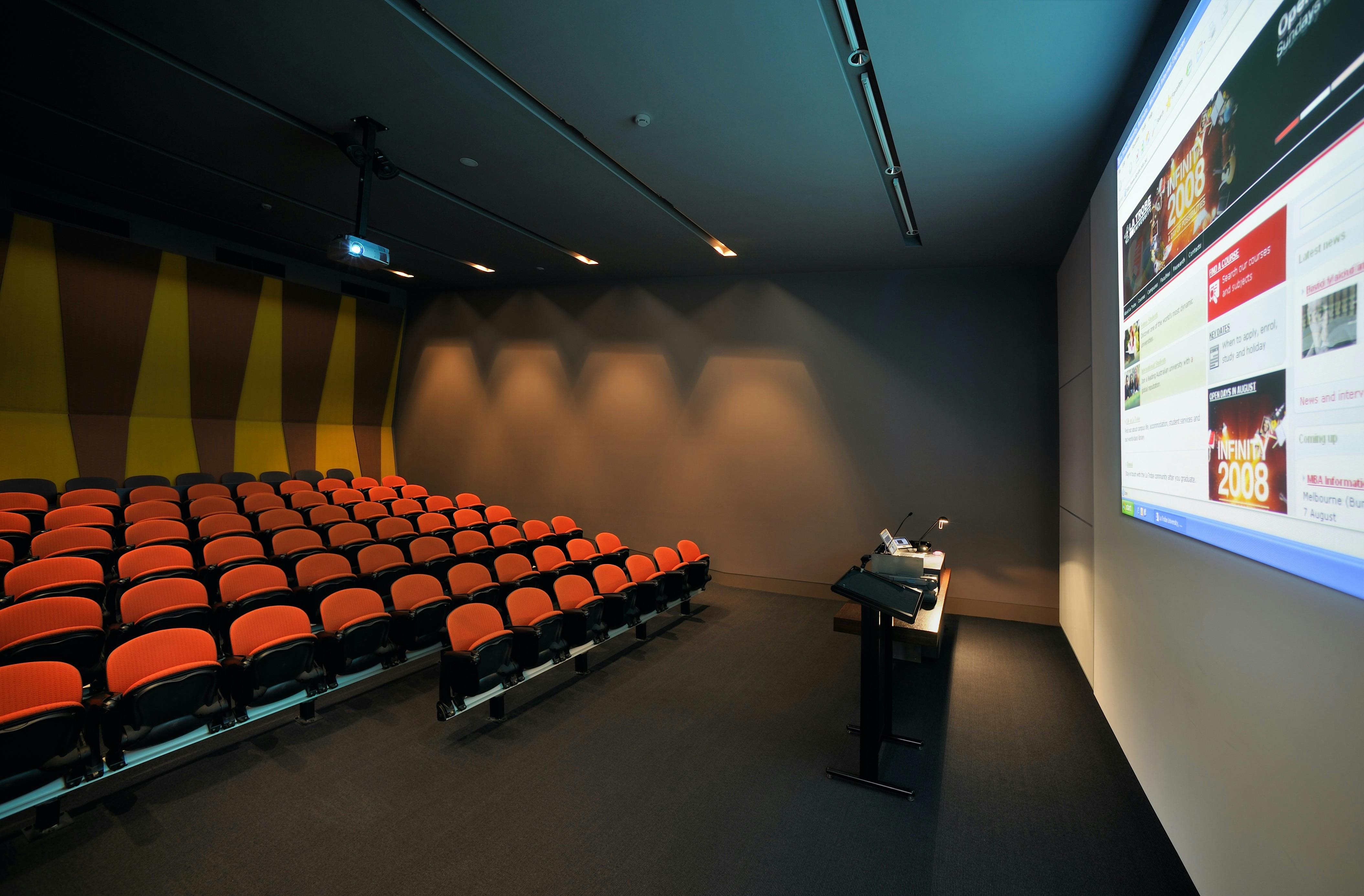 La Trobe Art Institute auditorium