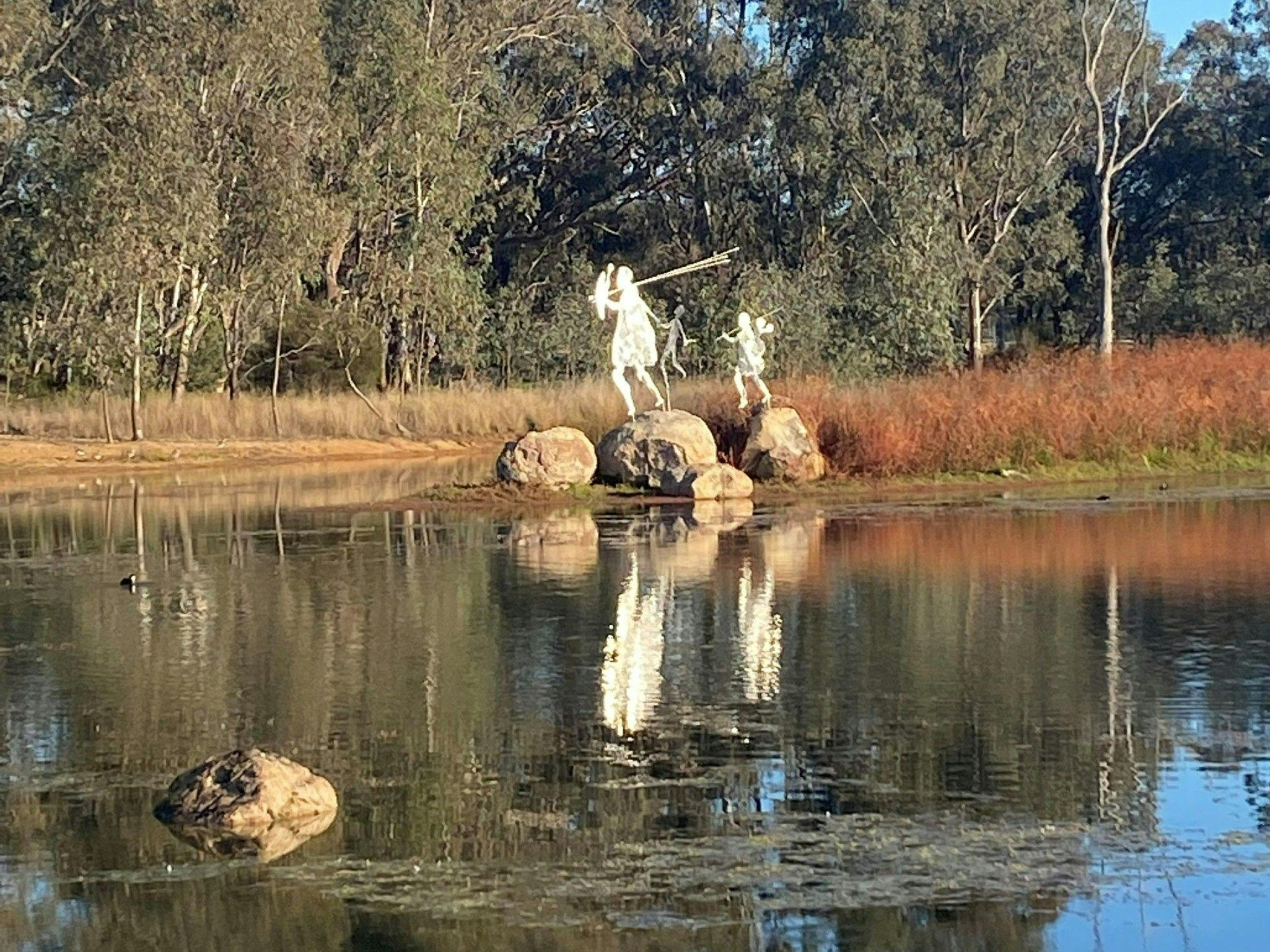 Tommy McRae sculpture