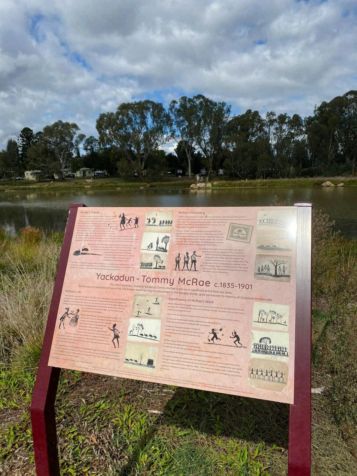 Tommy McRae Tribute Sign